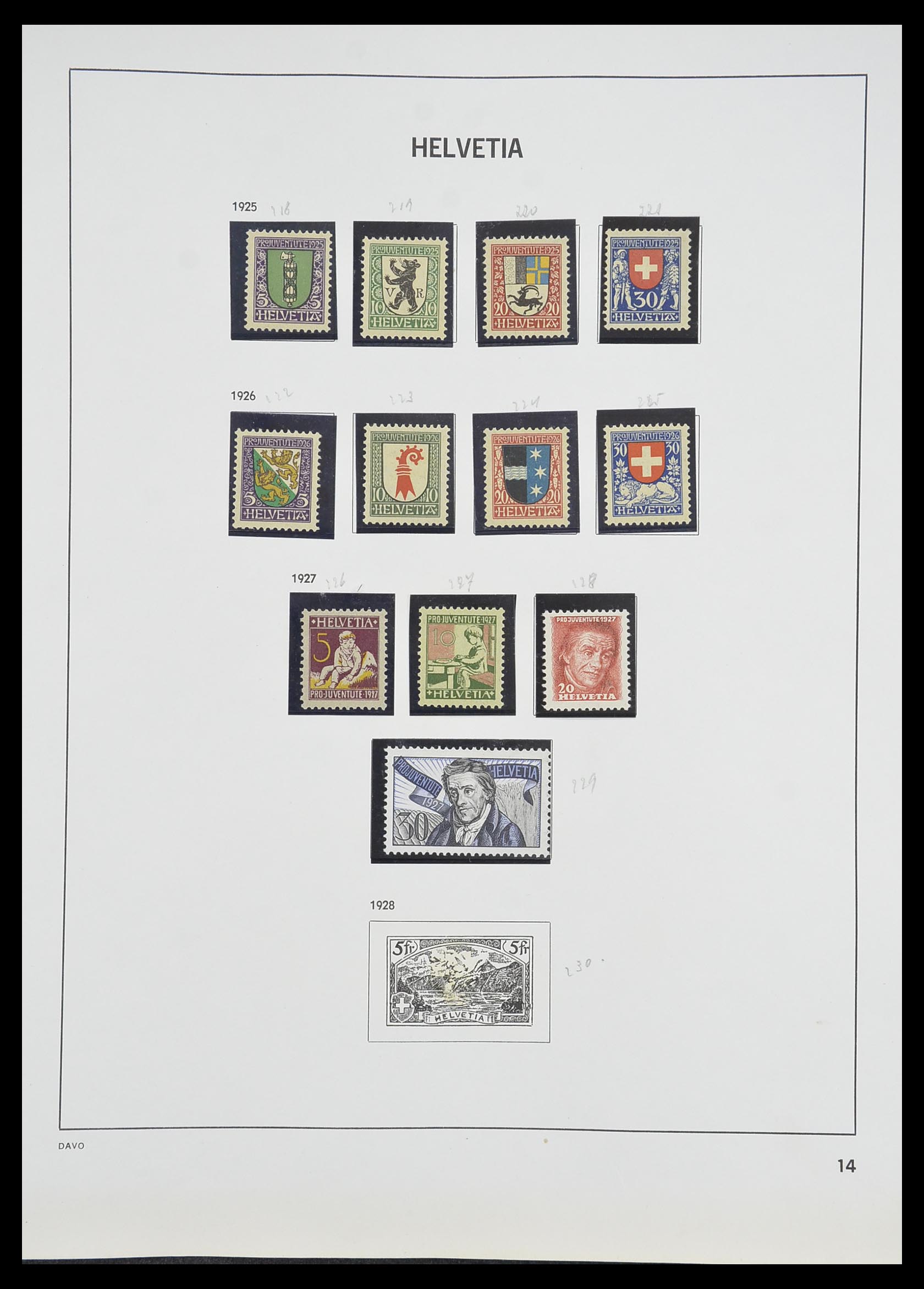 33806 013 - Stamp collection 33806 Switzerland 1867-1984.