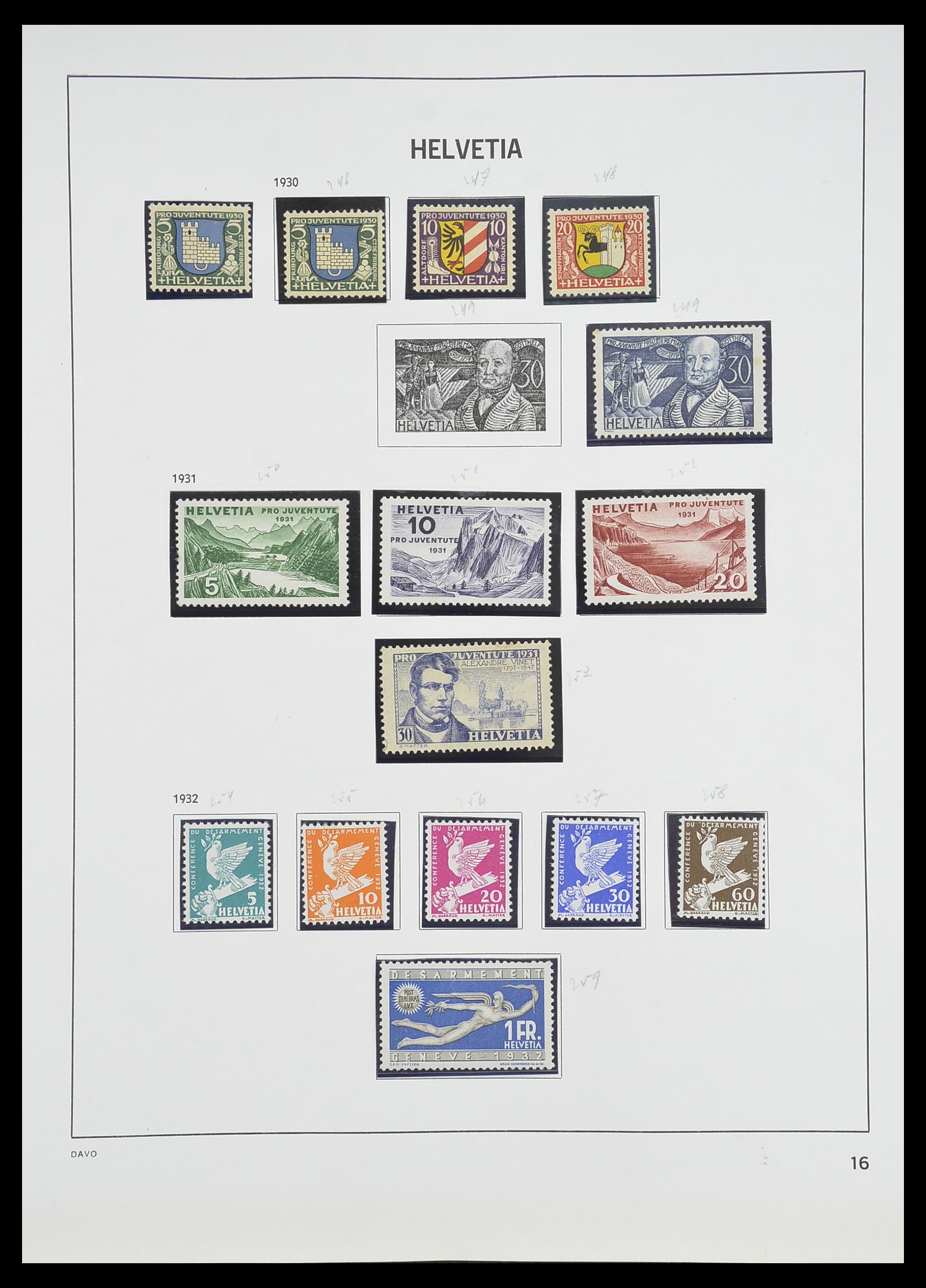 33806 015 - Stamp collection 33806 Switzerland 1867-1984.