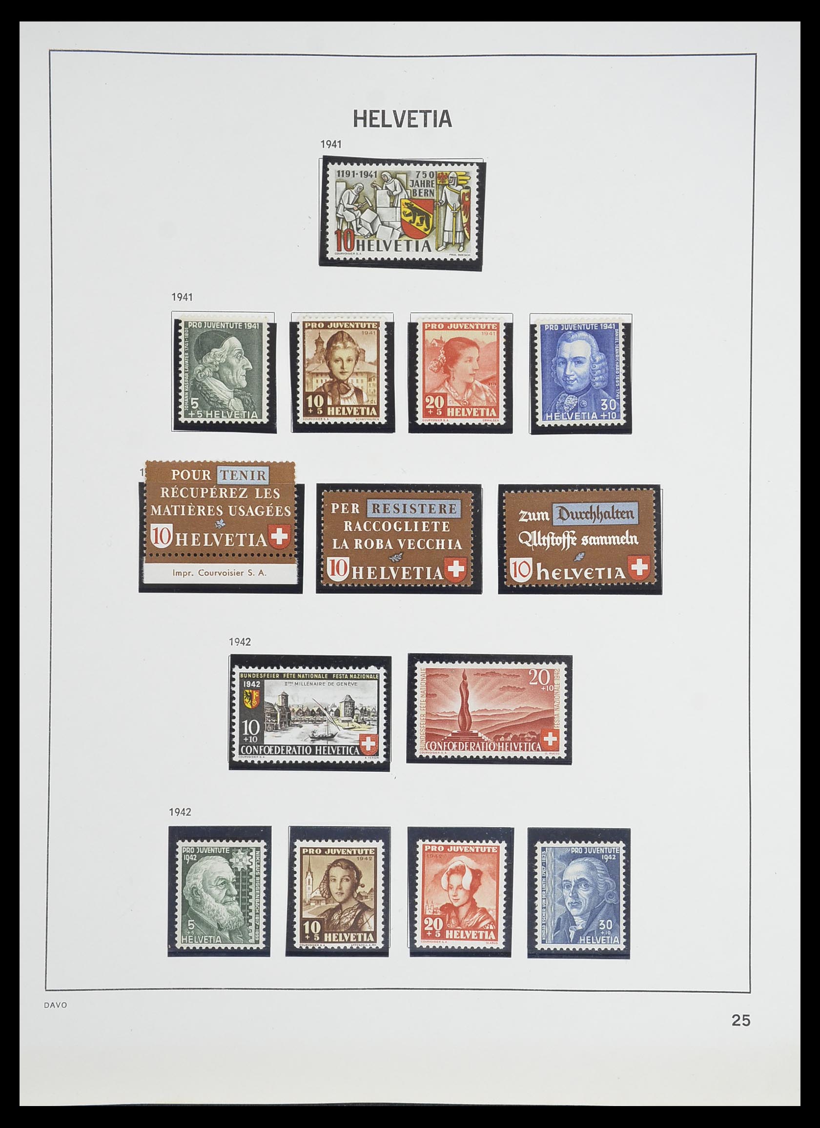 33806 024 - Stamp collection 33806 Switzerland 1867-1984.