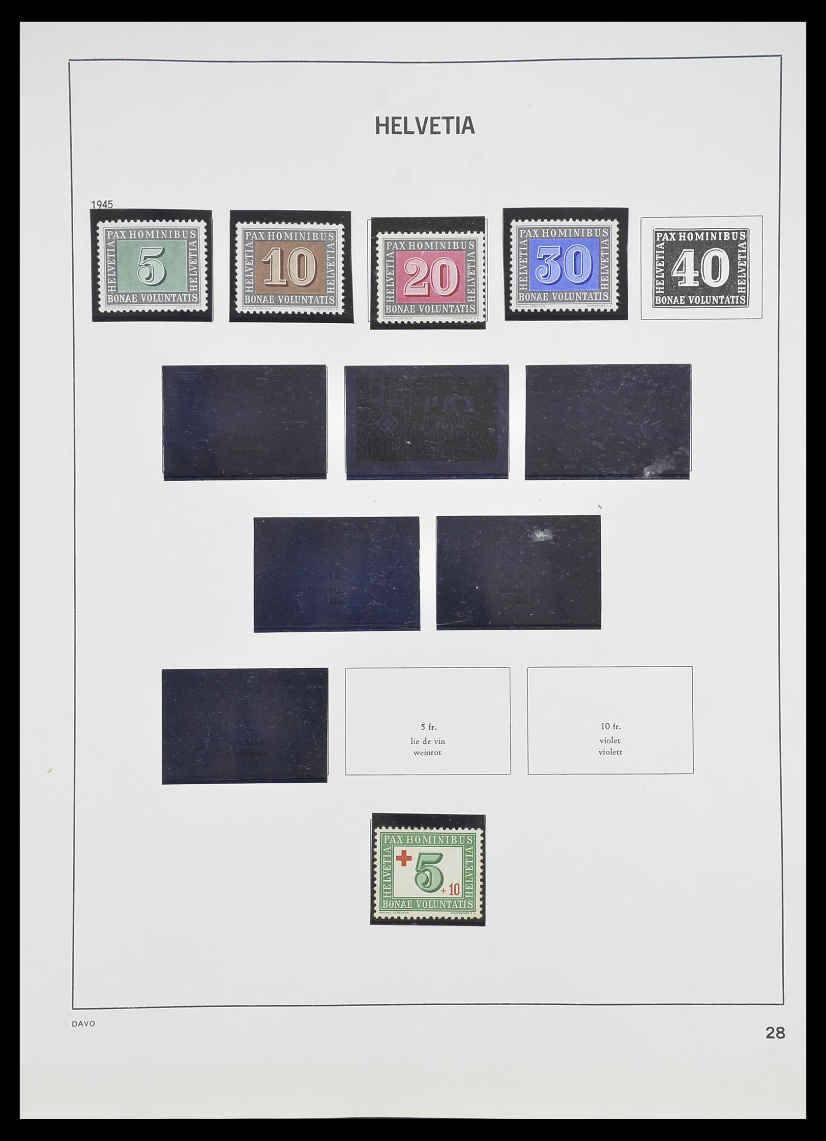 33806 027 - Postzegelverzameling 33806 Zwitserland 1867-1984.