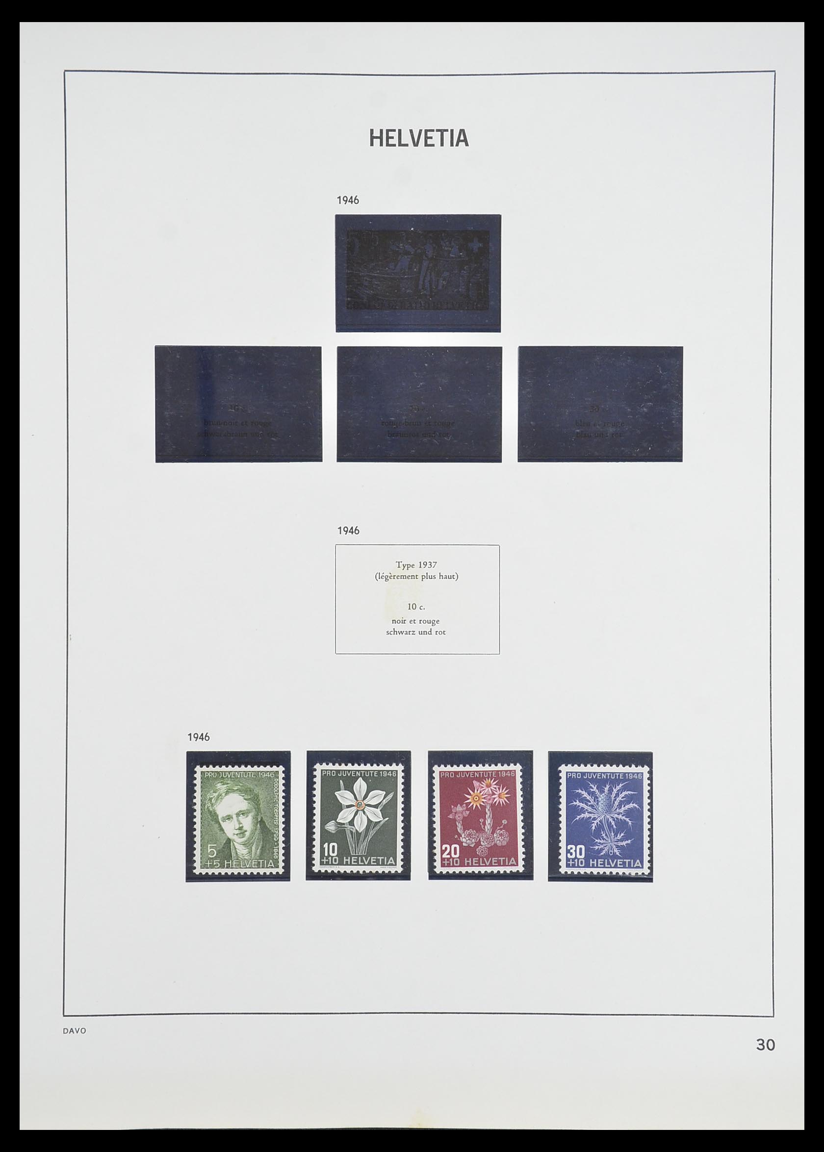 33806 029 - Postzegelverzameling 33806 Zwitserland 1867-1984.