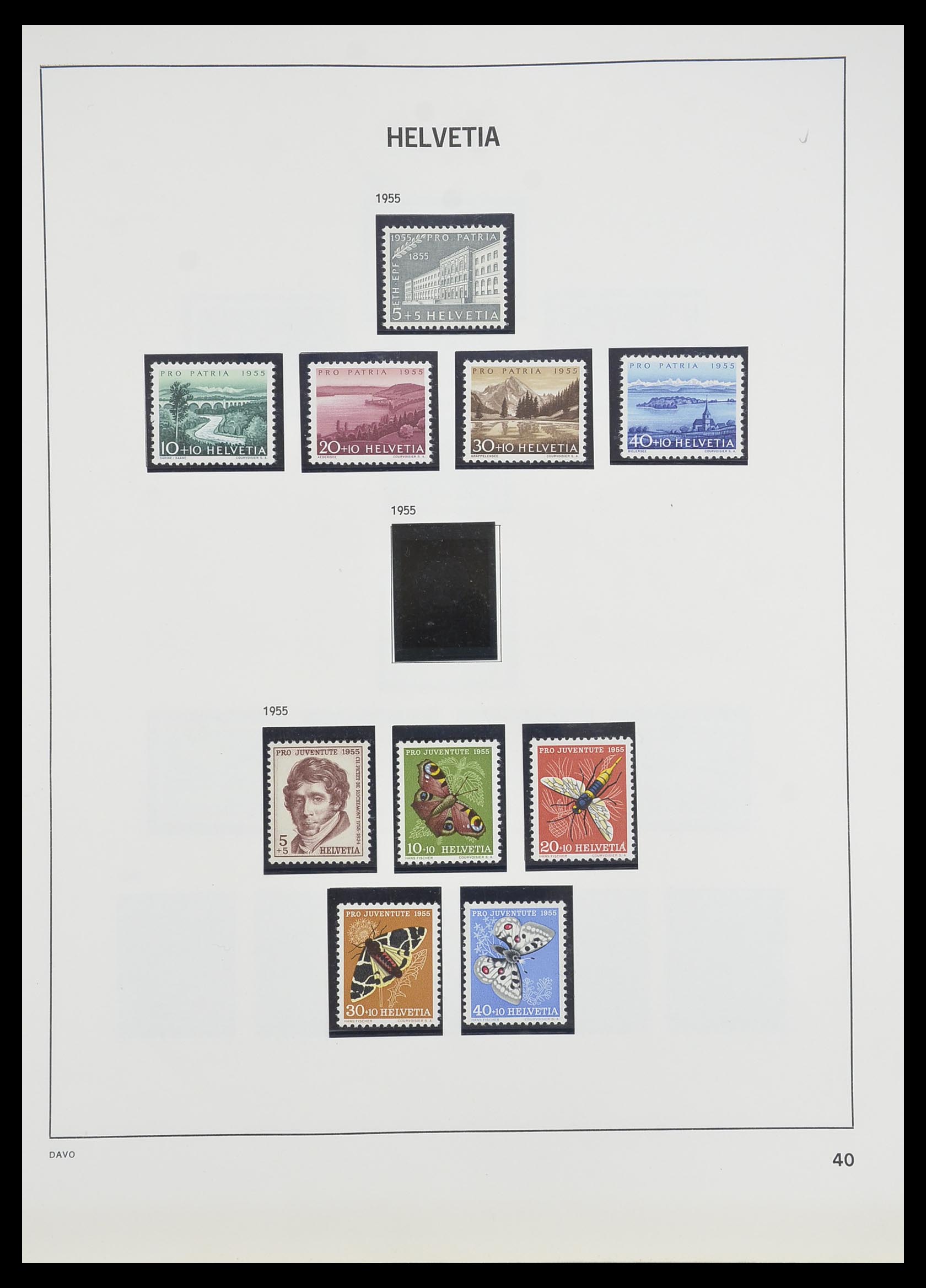 33806 039 - Stamp collection 33806 Switzerland 1867-1984.