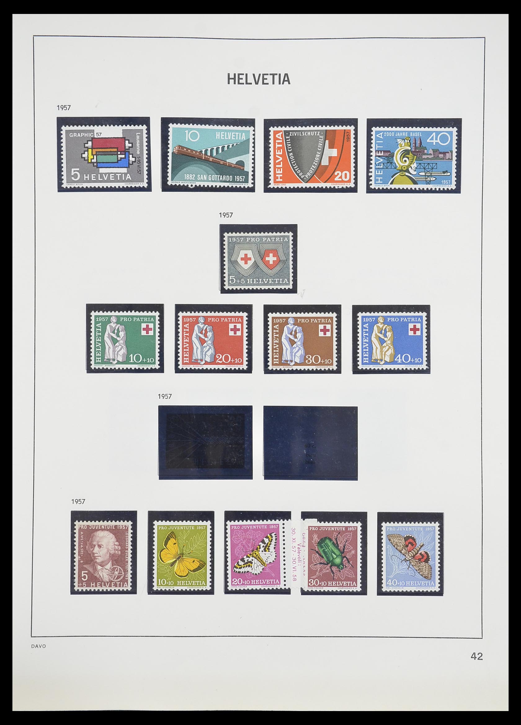 33806 041 - Stamp collection 33806 Switzerland 1867-1984.