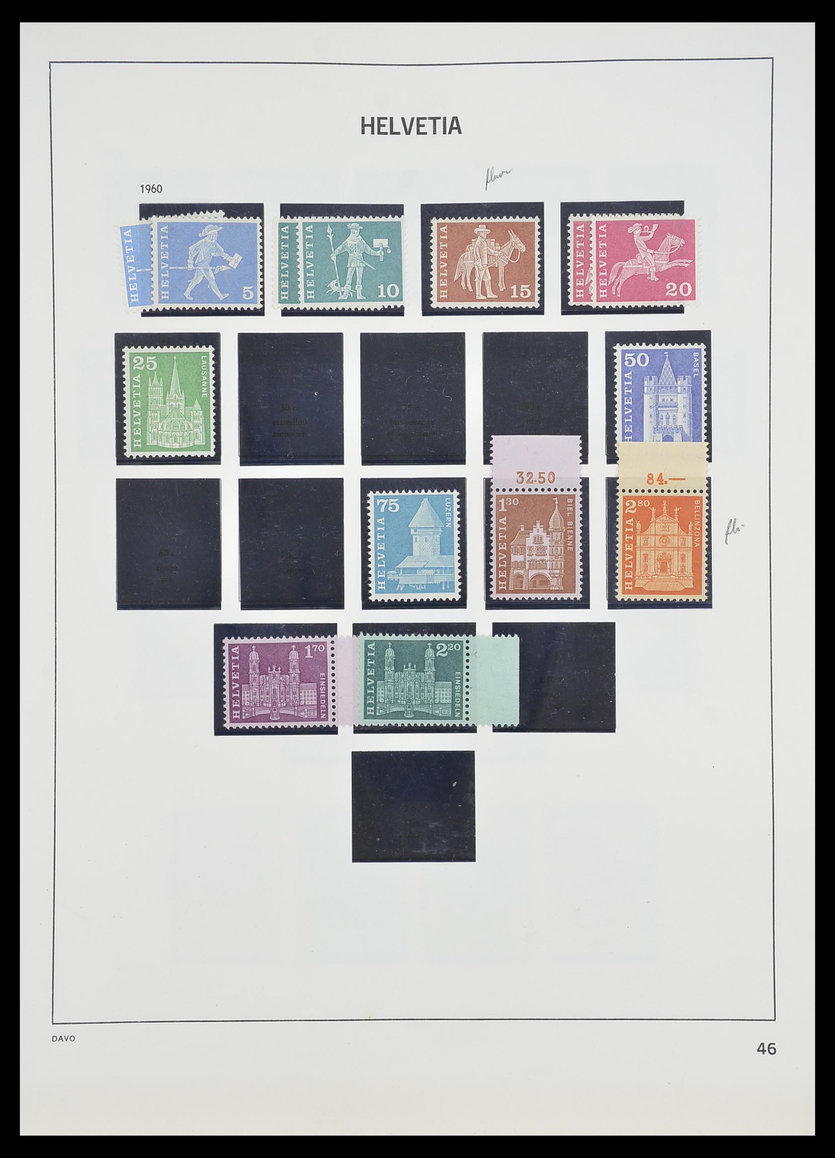 33806 045 - Stamp collection 33806 Switzerland 1867-1984.