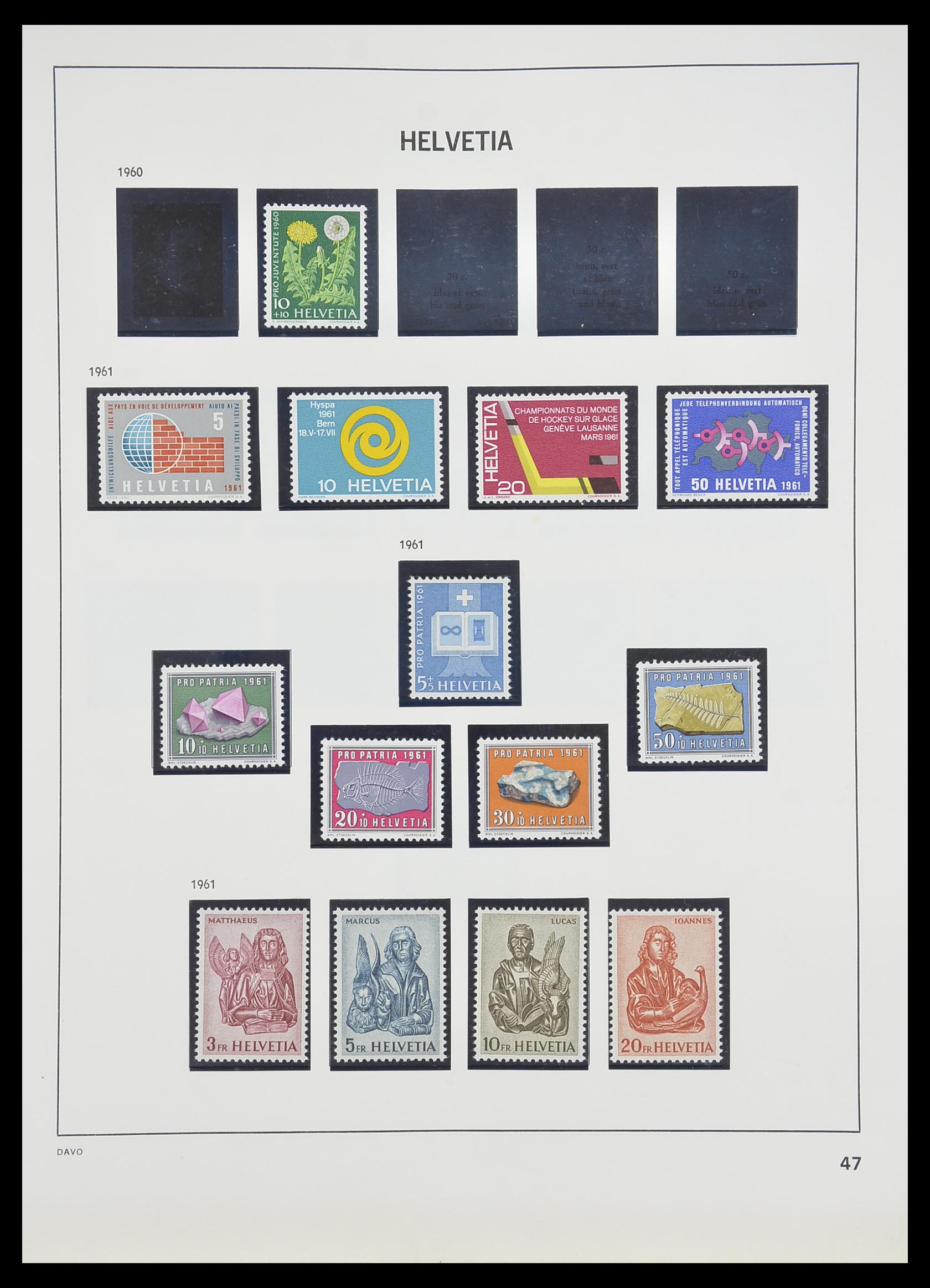 33806 046 - Stamp collection 33806 Switzerland 1867-1984.