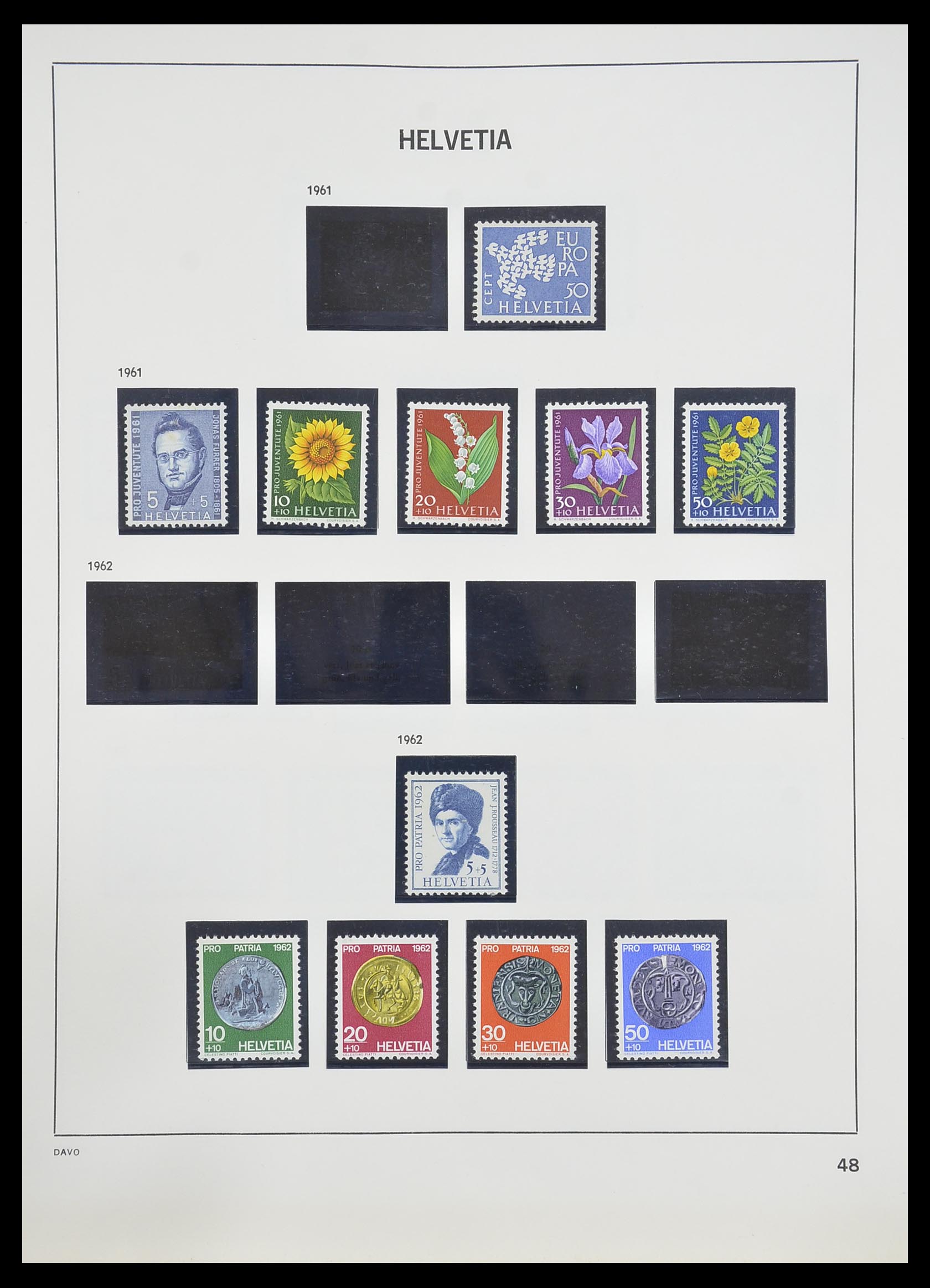 33806 047 - Stamp collection 33806 Switzerland 1867-1984.