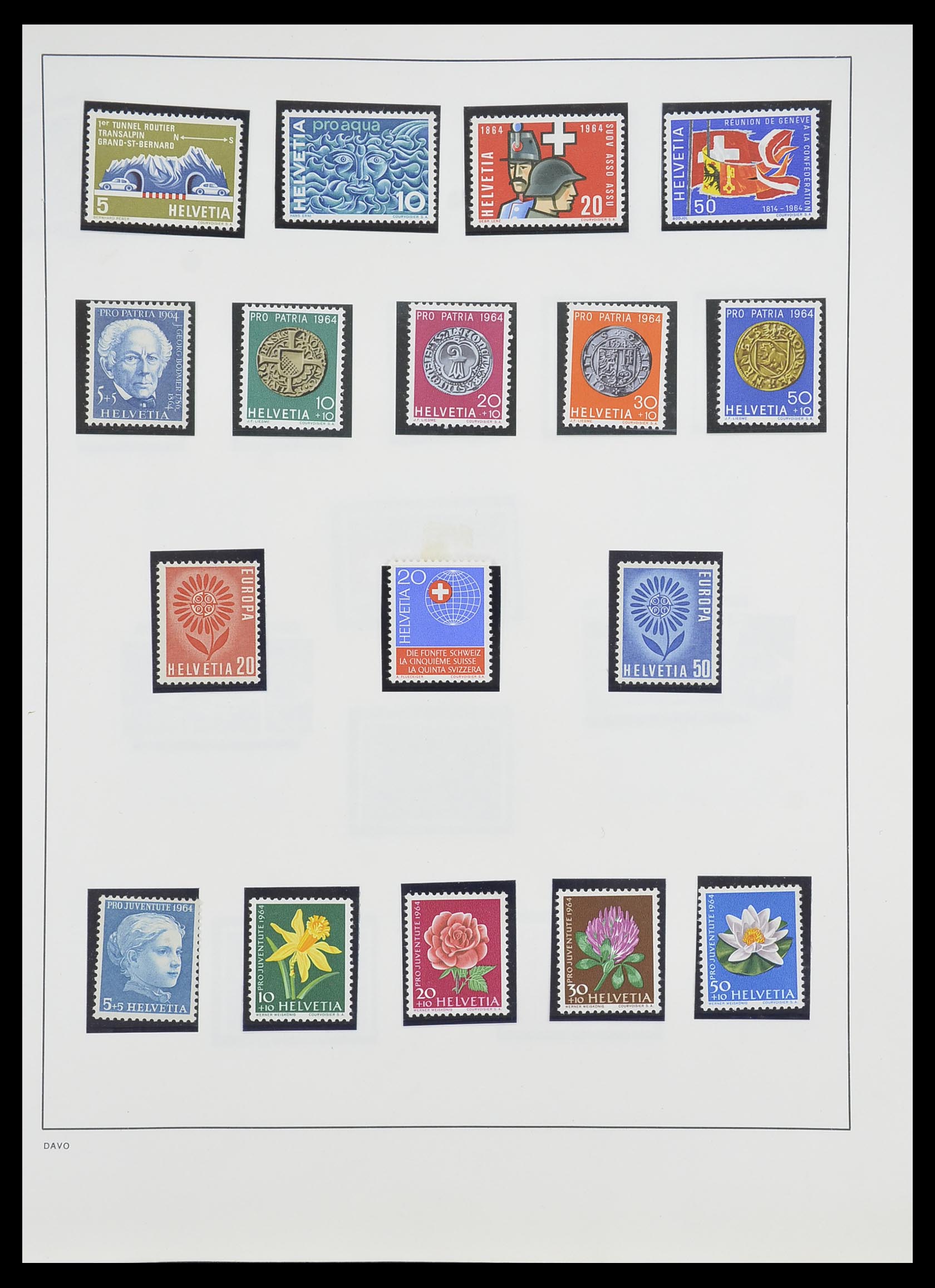 33806 050 - Stamp collection 33806 Switzerland 1867-1984.
