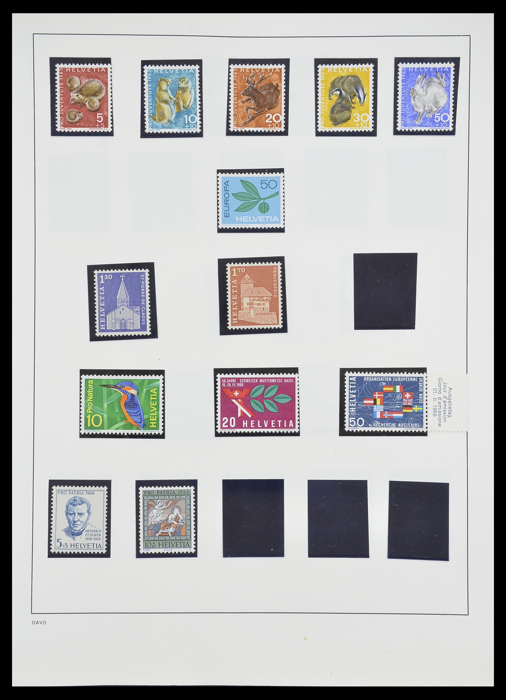 33806 052 - Stamp collection 33806 Switzerland 1867-1984.