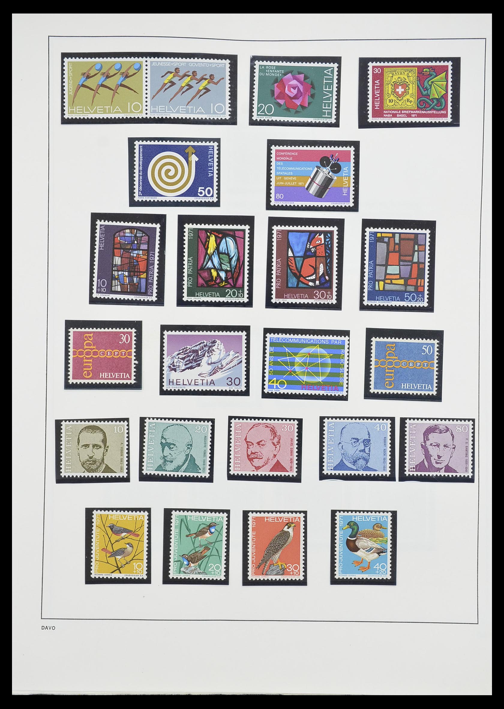 33806 058 - Stamp collection 33806 Switzerland 1867-1984.