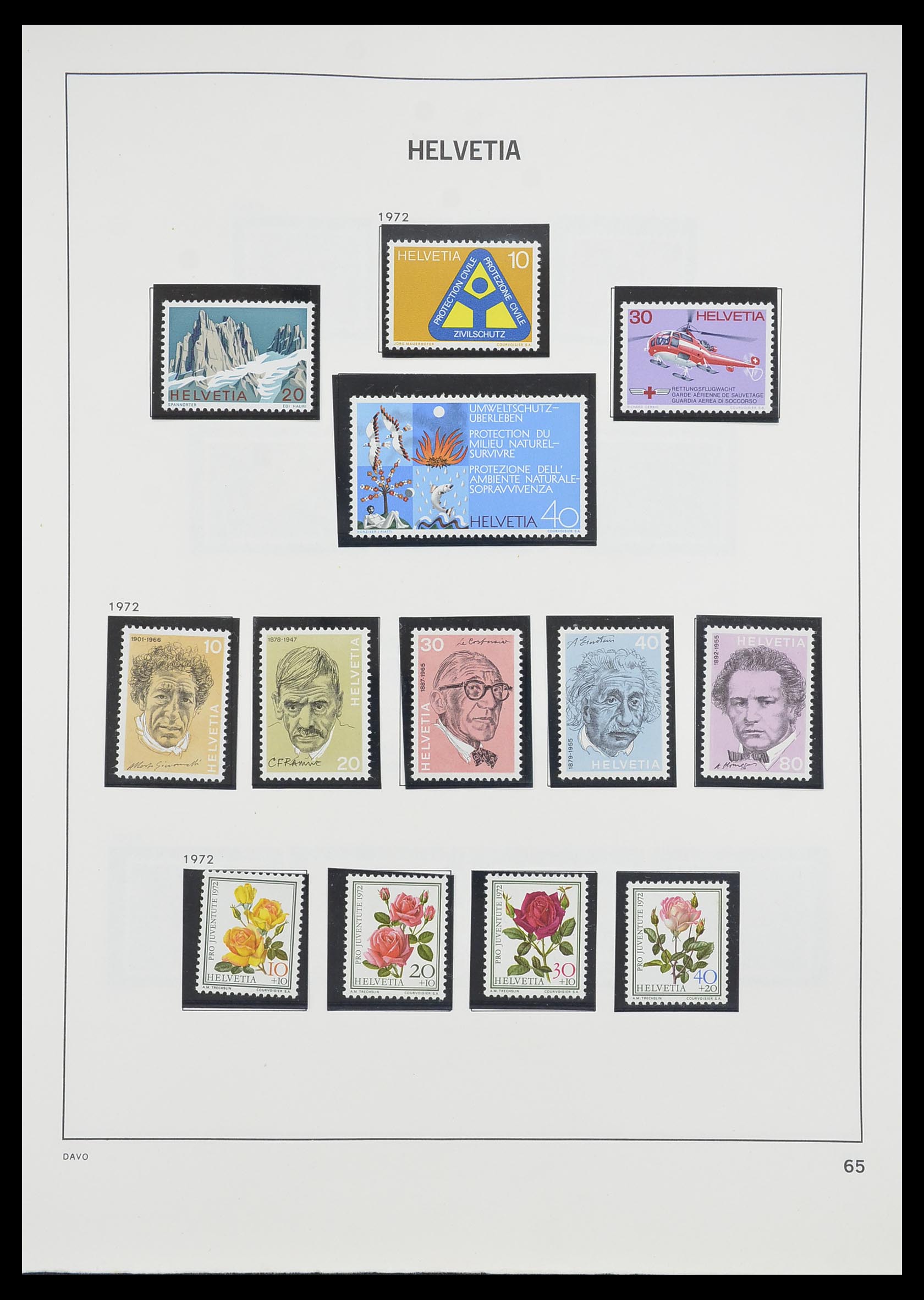 33806 060 - Stamp collection 33806 Switzerland 1867-1984.