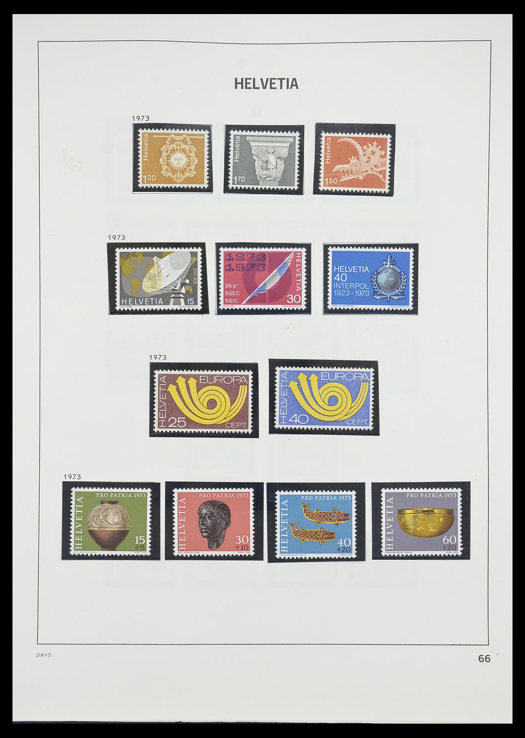 33806 061 - Stamp collection 33806 Switzerland 1867-1984.