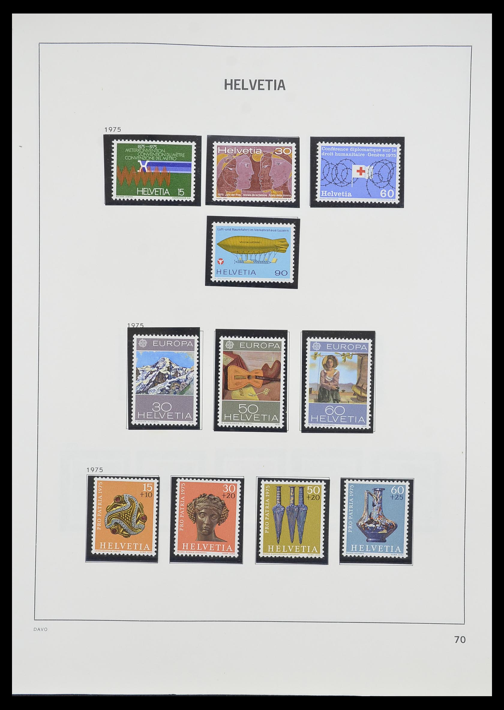 33806 065 - Stamp collection 33806 Switzerland 1867-1984.