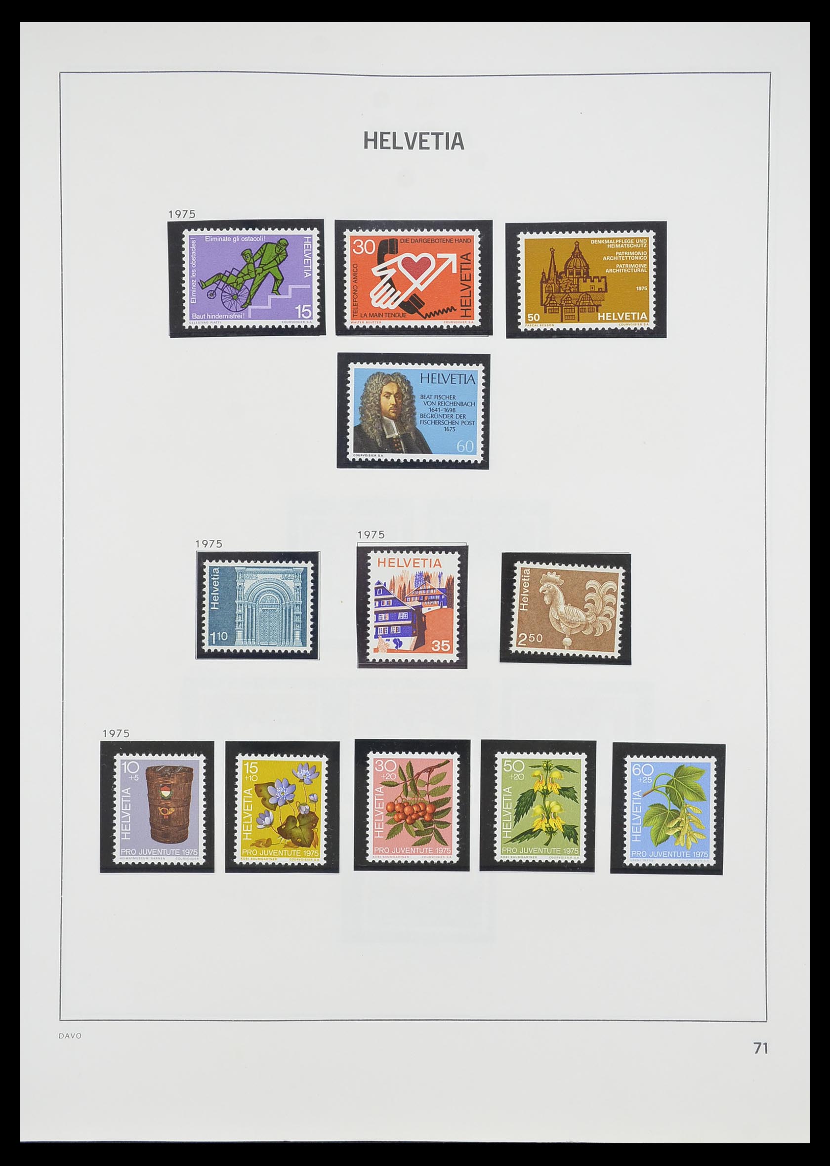33806 066 - Postzegelverzameling 33806 Zwitserland 1867-1984.