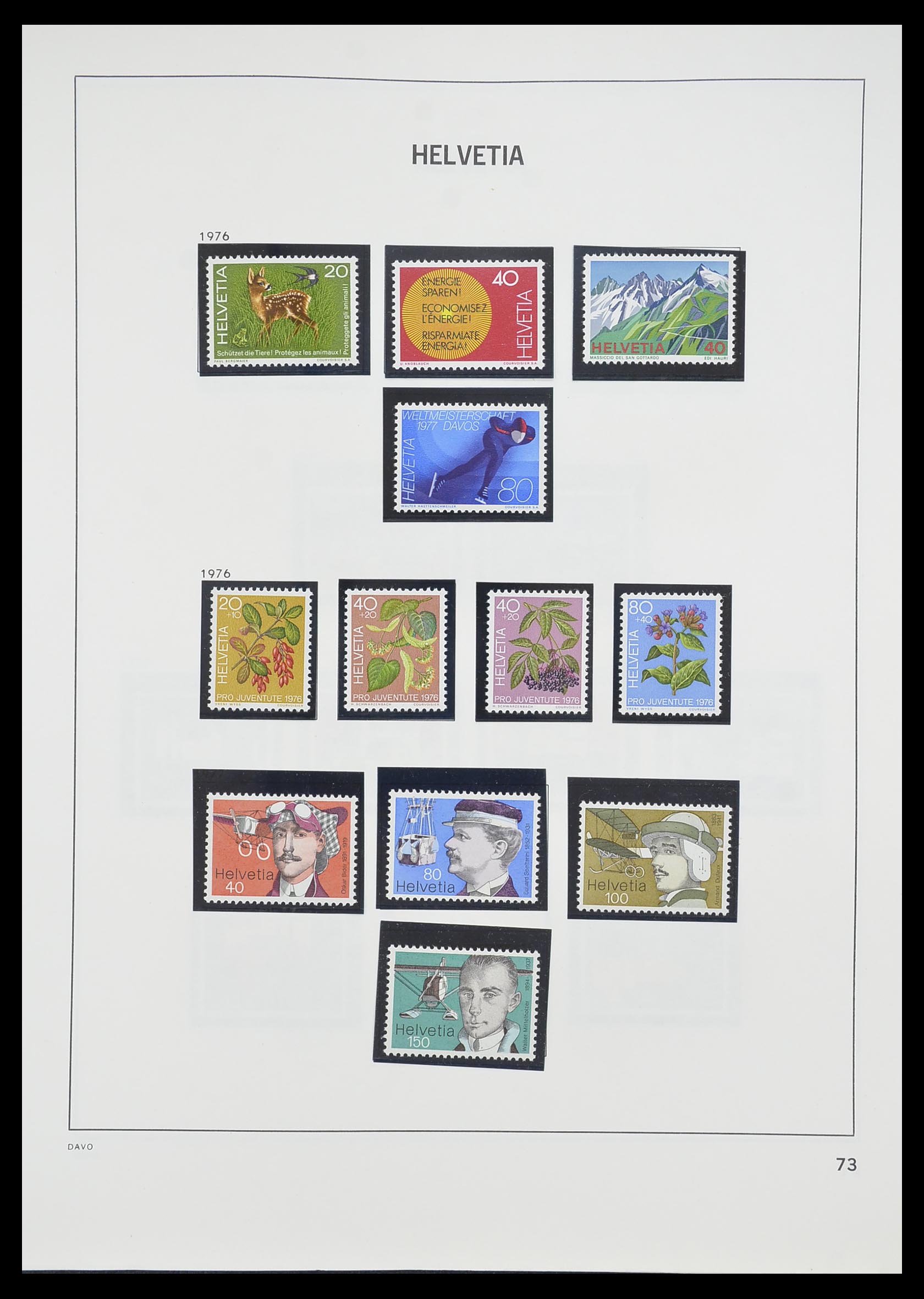 33806 068 - Stamp collection 33806 Switzerland 1867-1984.