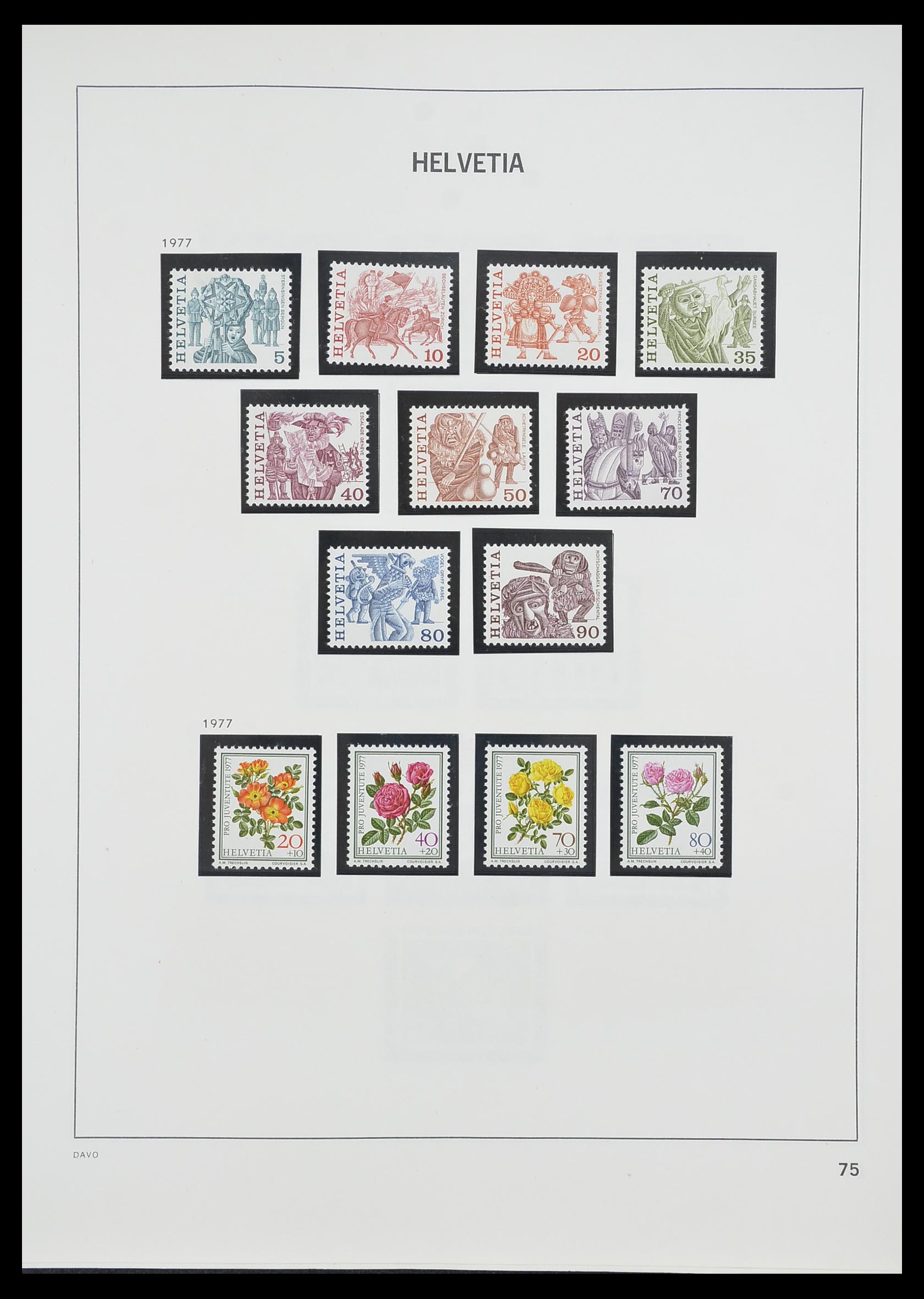 33806 070 - Postzegelverzameling 33806 Zwitserland 1867-1984.