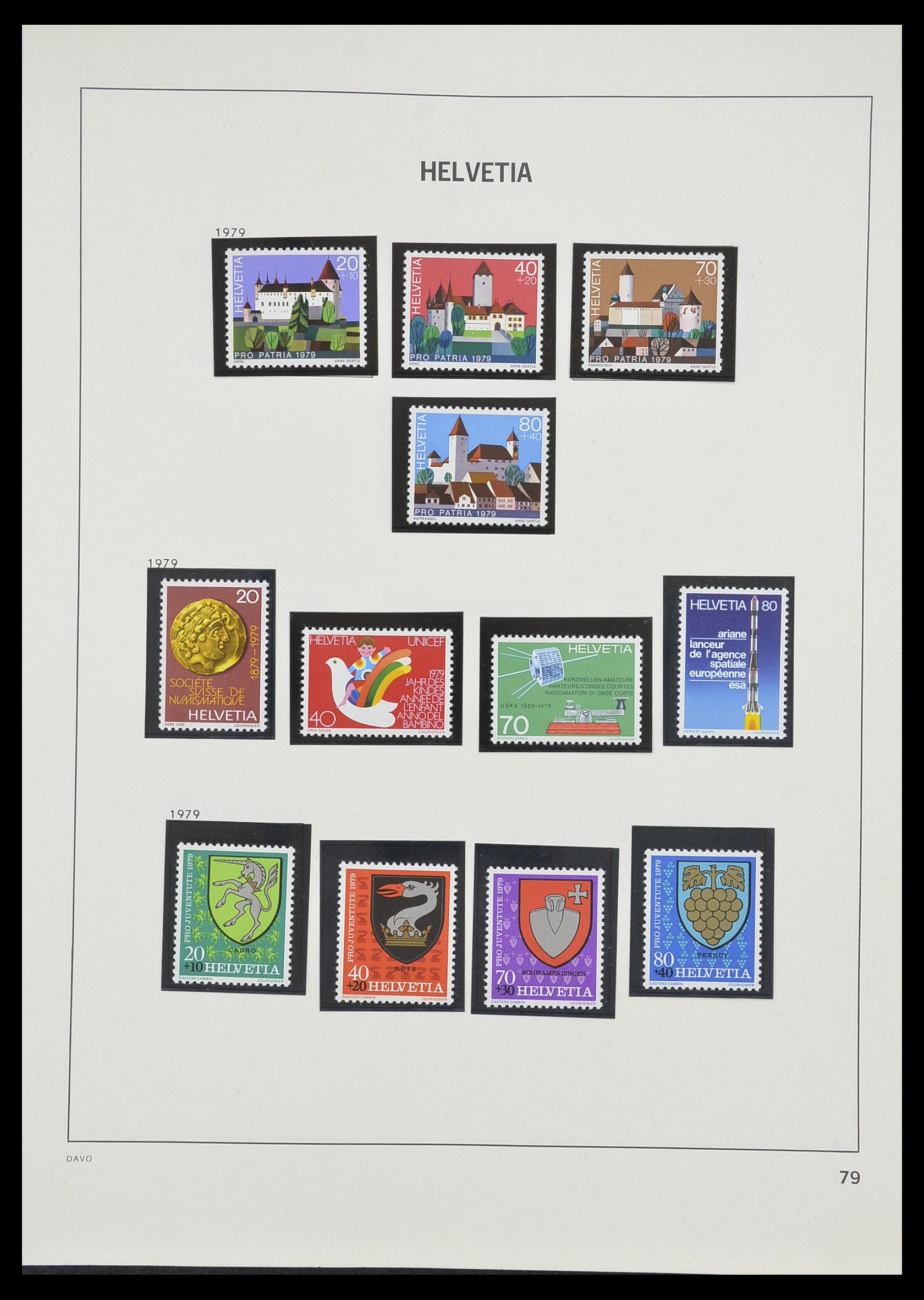 33806 074 - Postzegelverzameling 33806 Zwitserland 1867-1984.