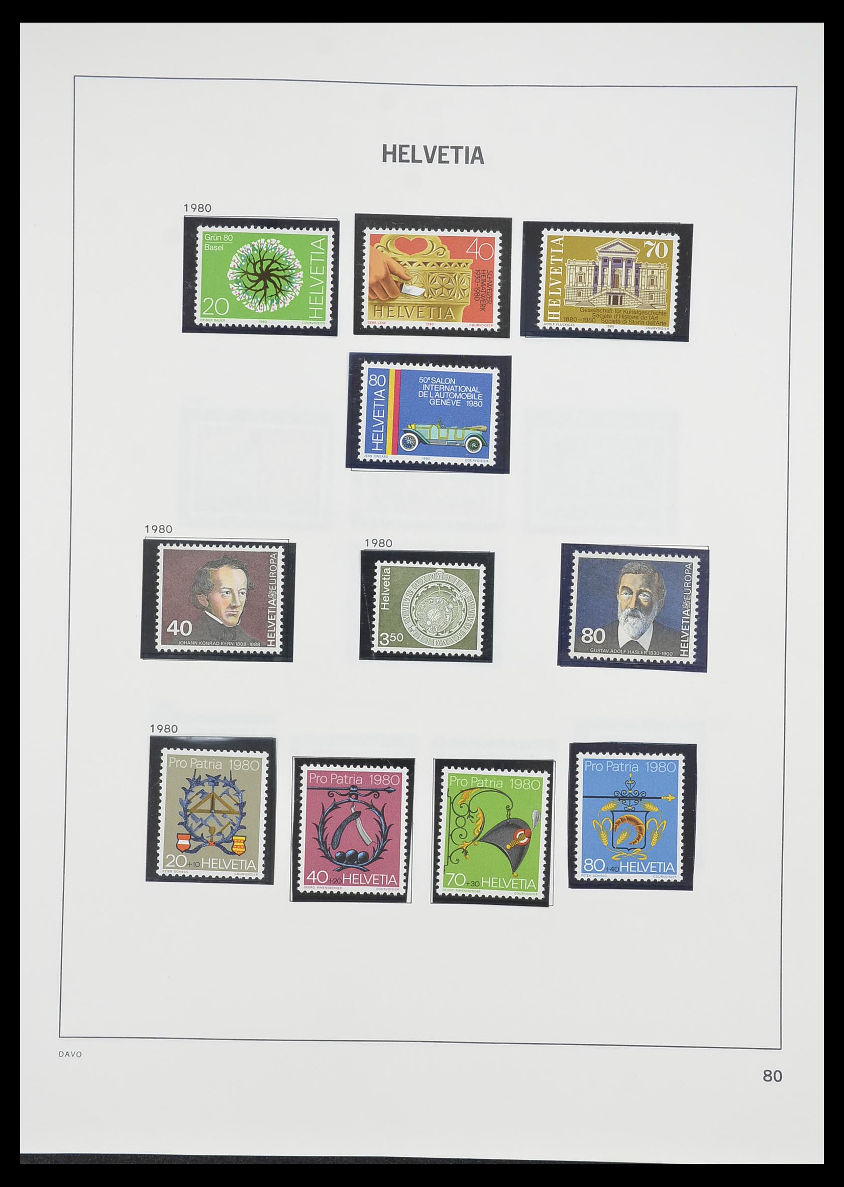 33806 075 - Postzegelverzameling 33806 Zwitserland 1867-1984.