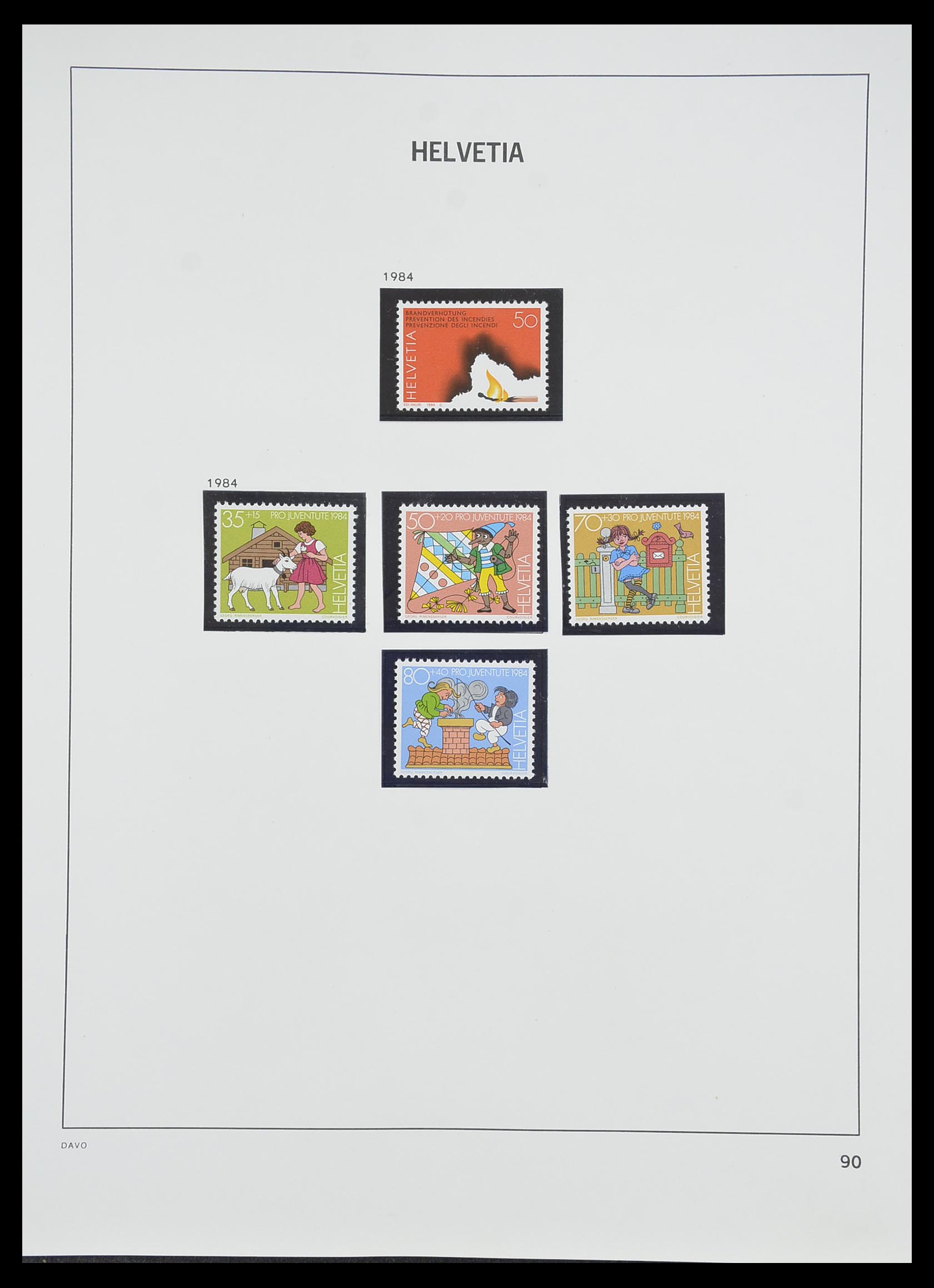 33806 085 - Stamp collection 33806 Switzerland 1867-1984.