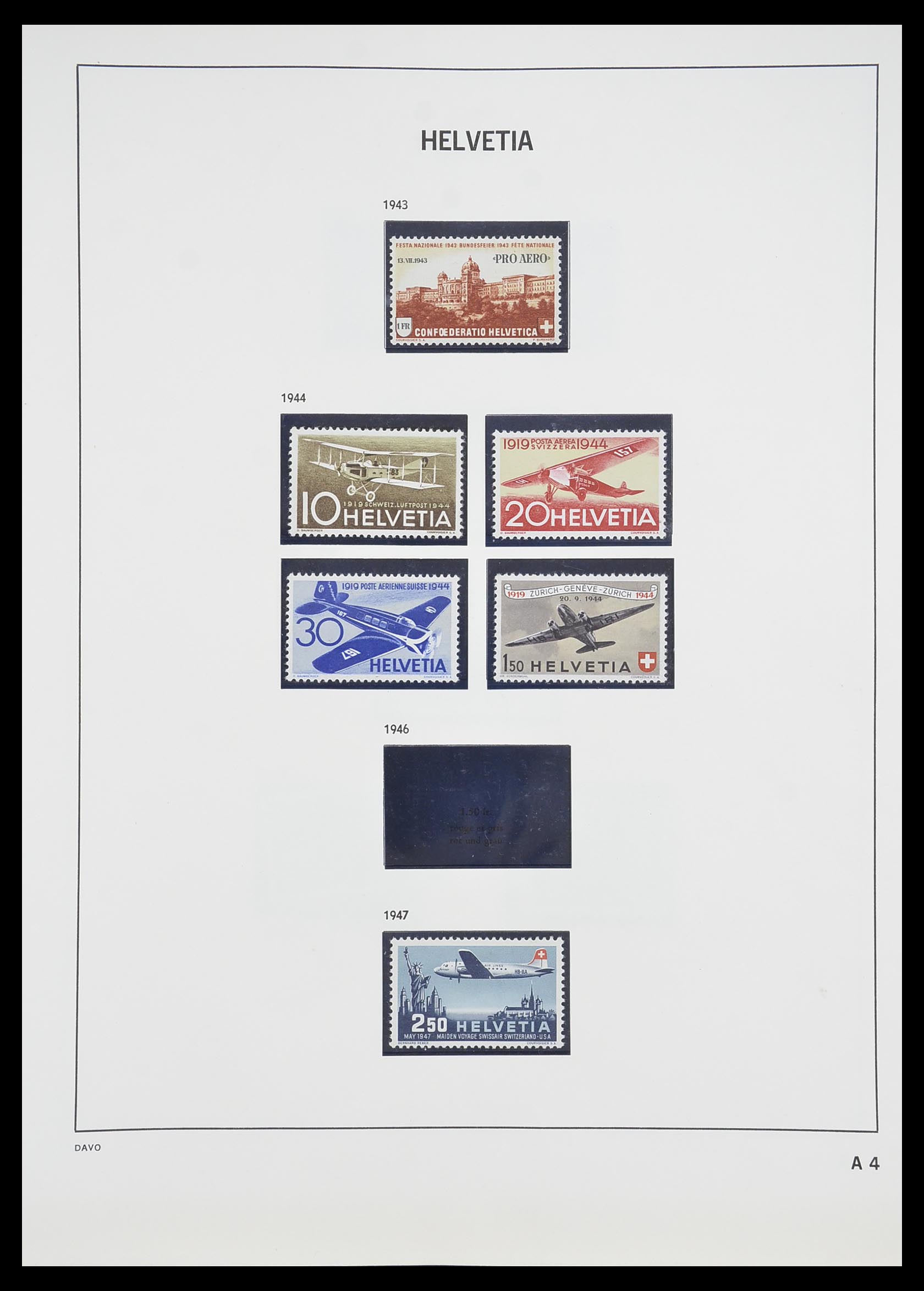 33806 089 - Stamp collection 33806 Switzerland 1867-1984.