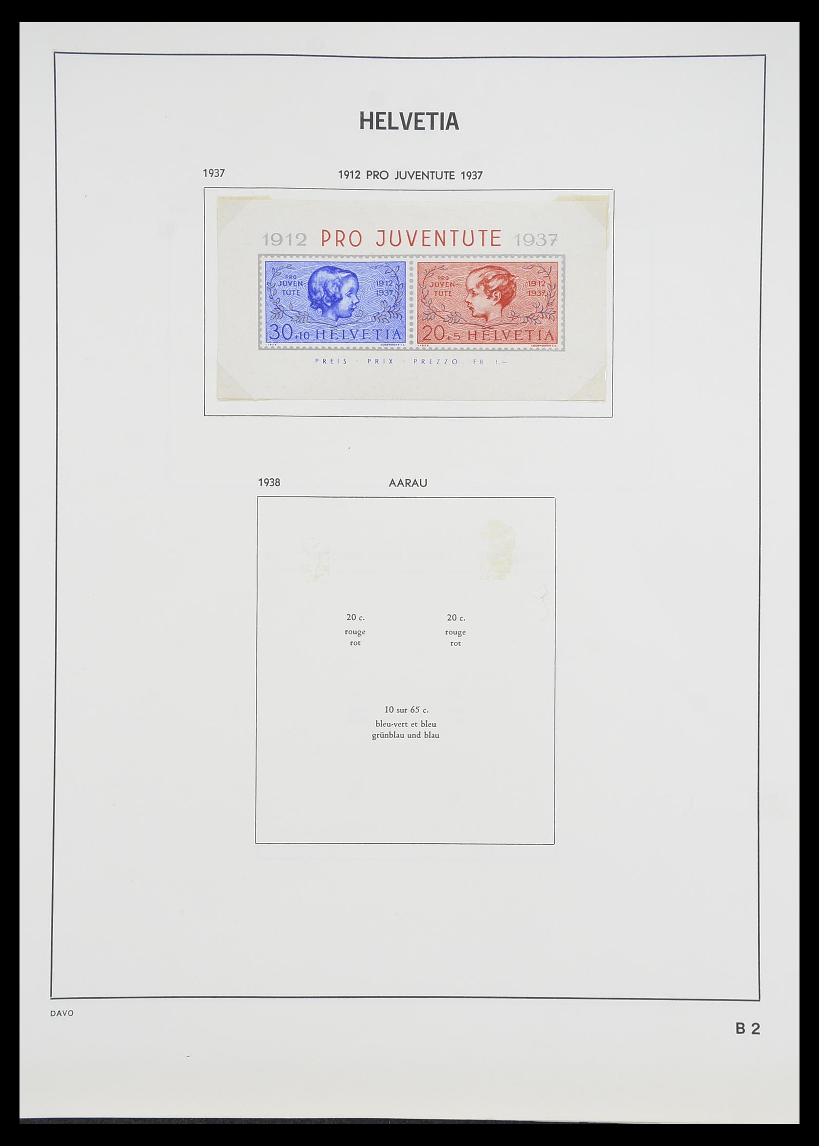 33806 091 - Stamp collection 33806 Switzerland 1867-1984.