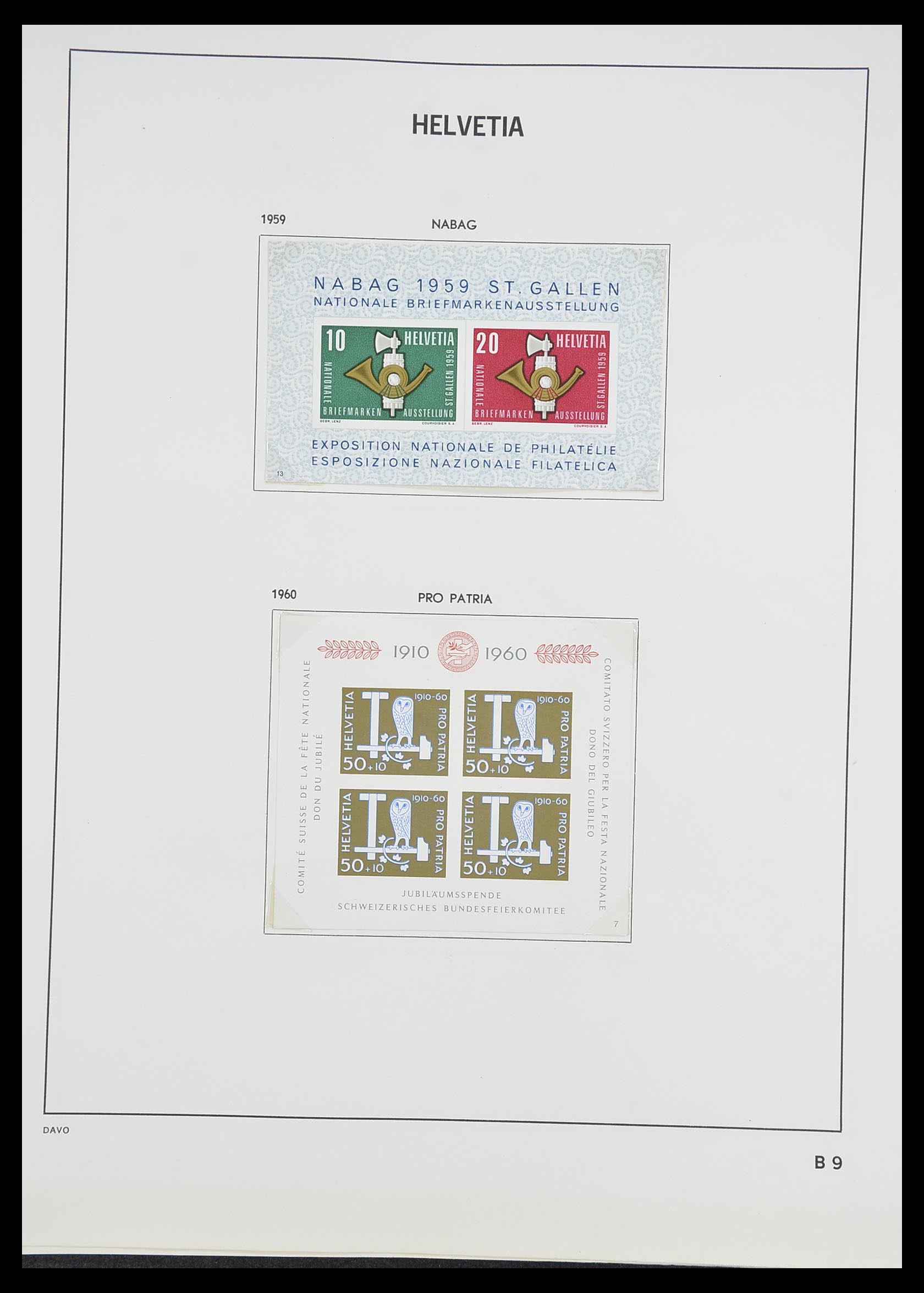 33806 093 - Stamp collection 33806 Switzerland 1867-1984.