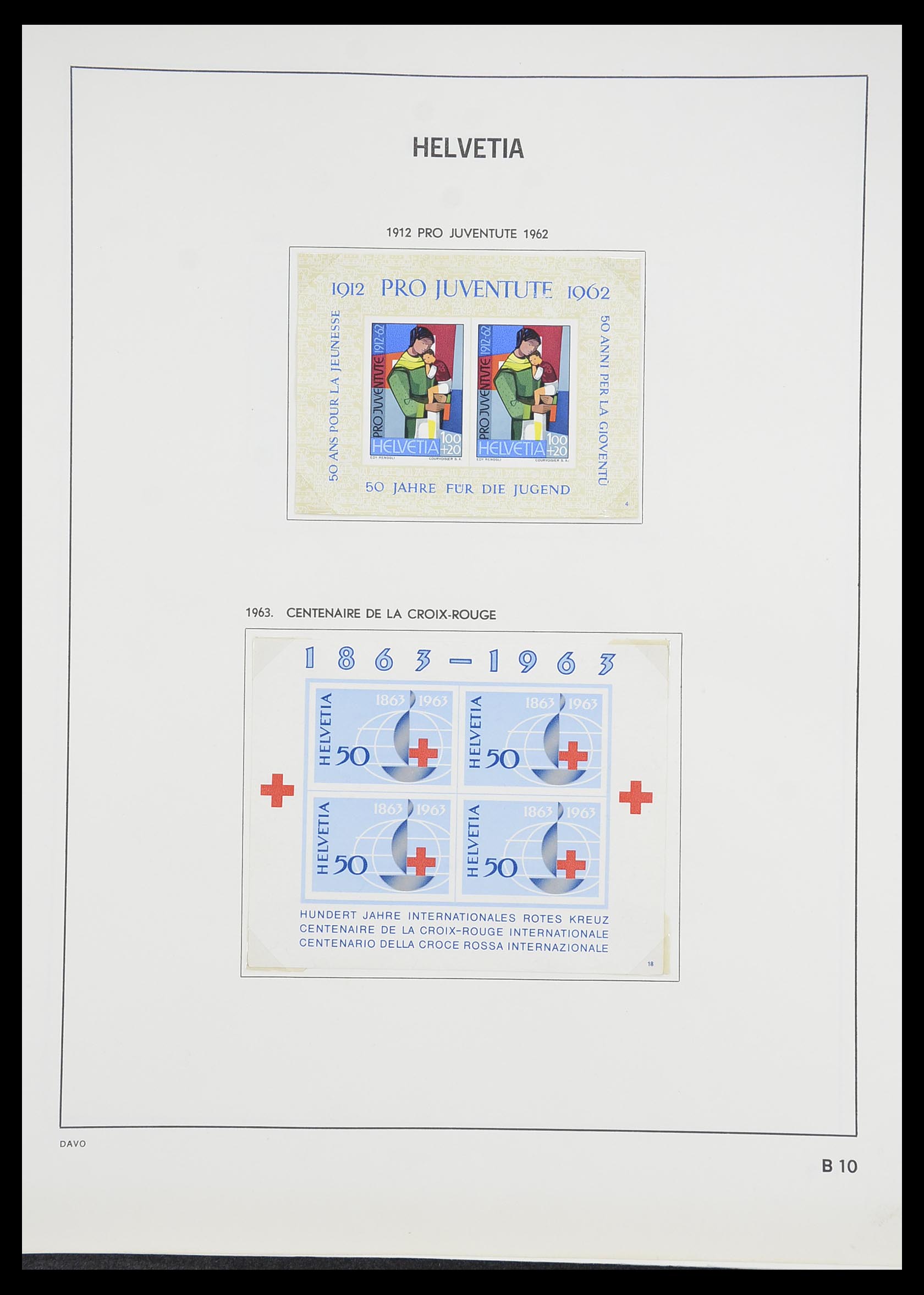 33806 094 - Stamp collection 33806 Switzerland 1867-1984.