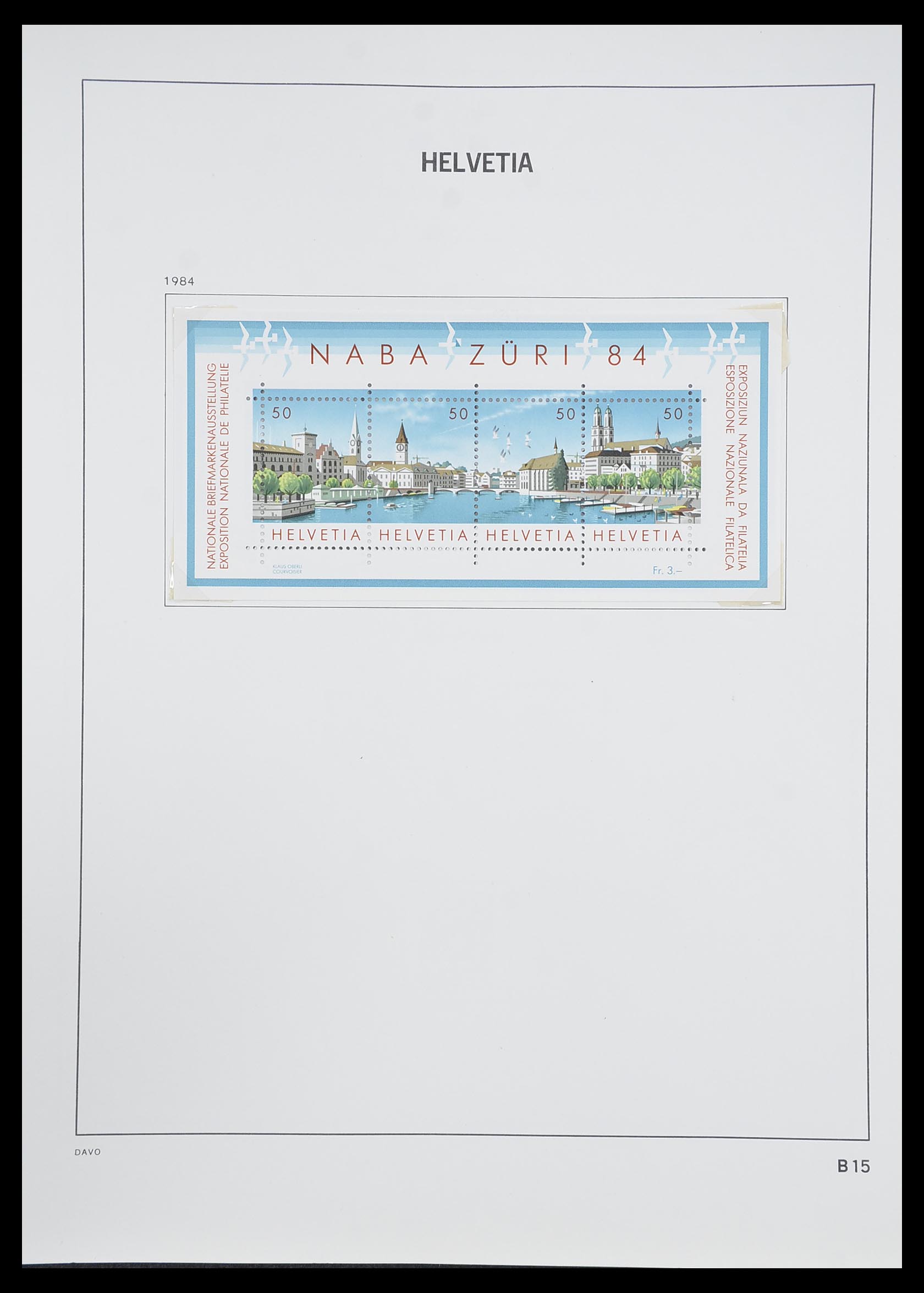 33806 097 - Stamp collection 33806 Switzerland 1867-1984.