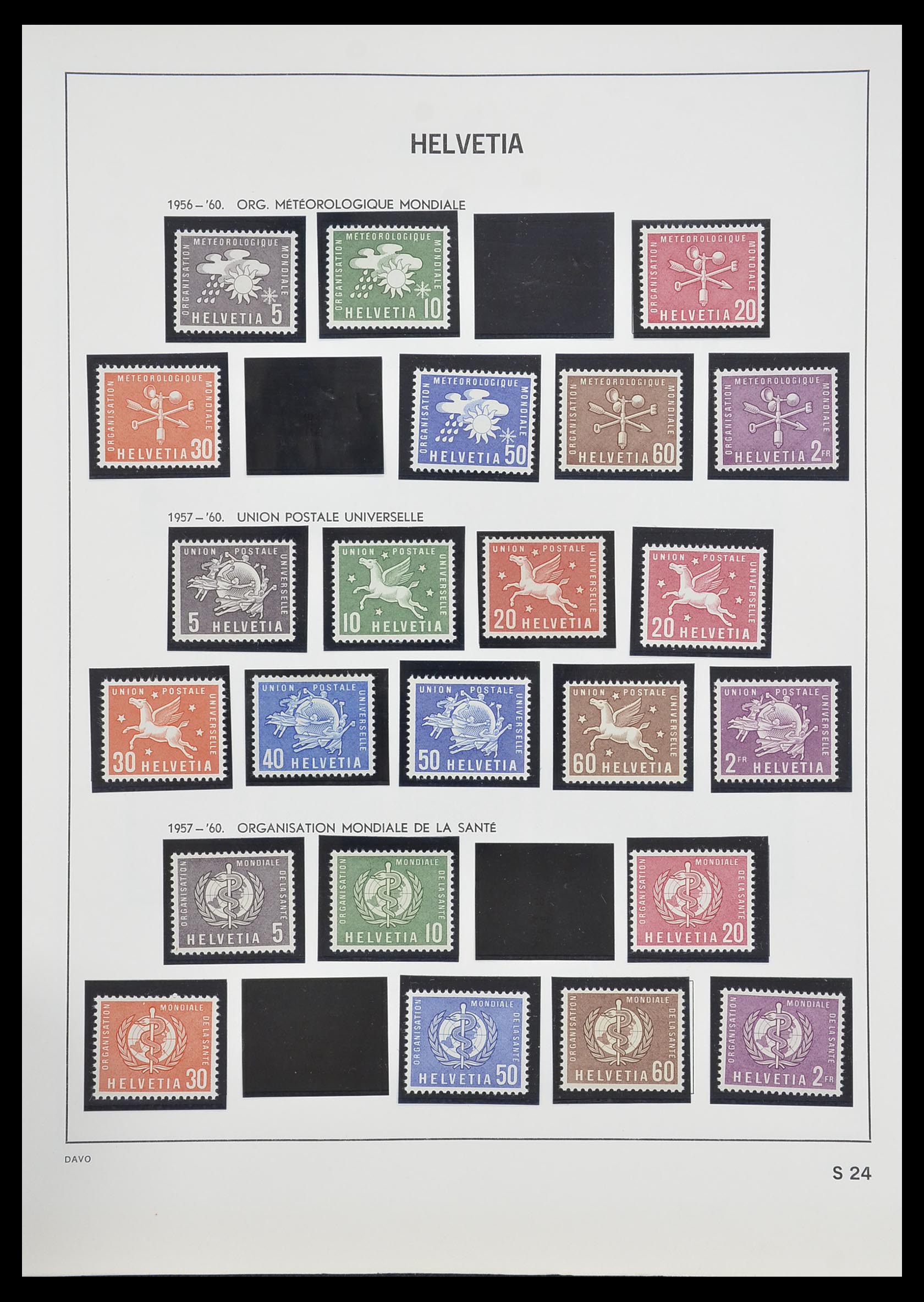 33806 104 - Stamp collection 33806 Switzerland 1867-1984.