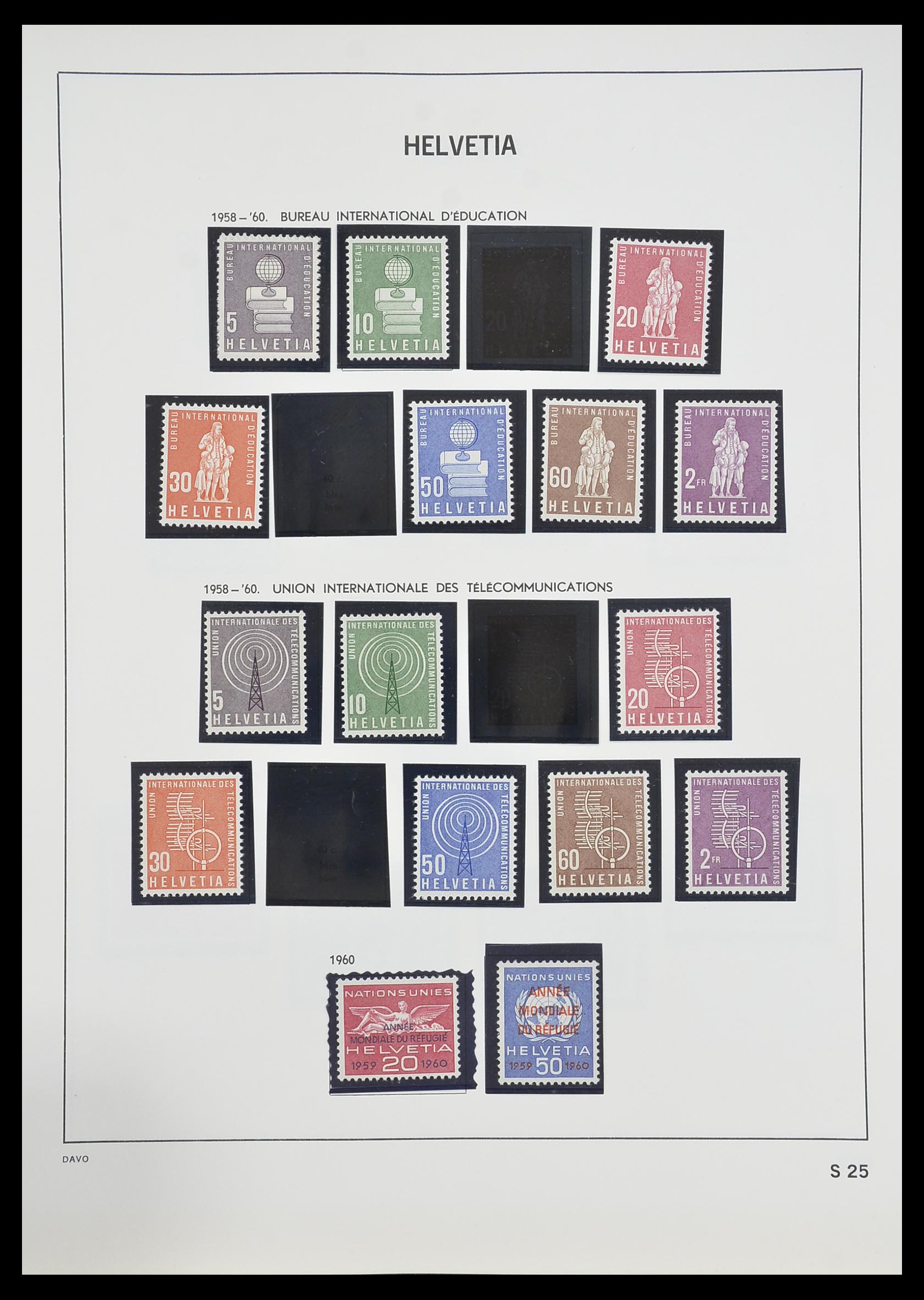 33806 105 - Stamp collection 33806 Switzerland 1867-1984.