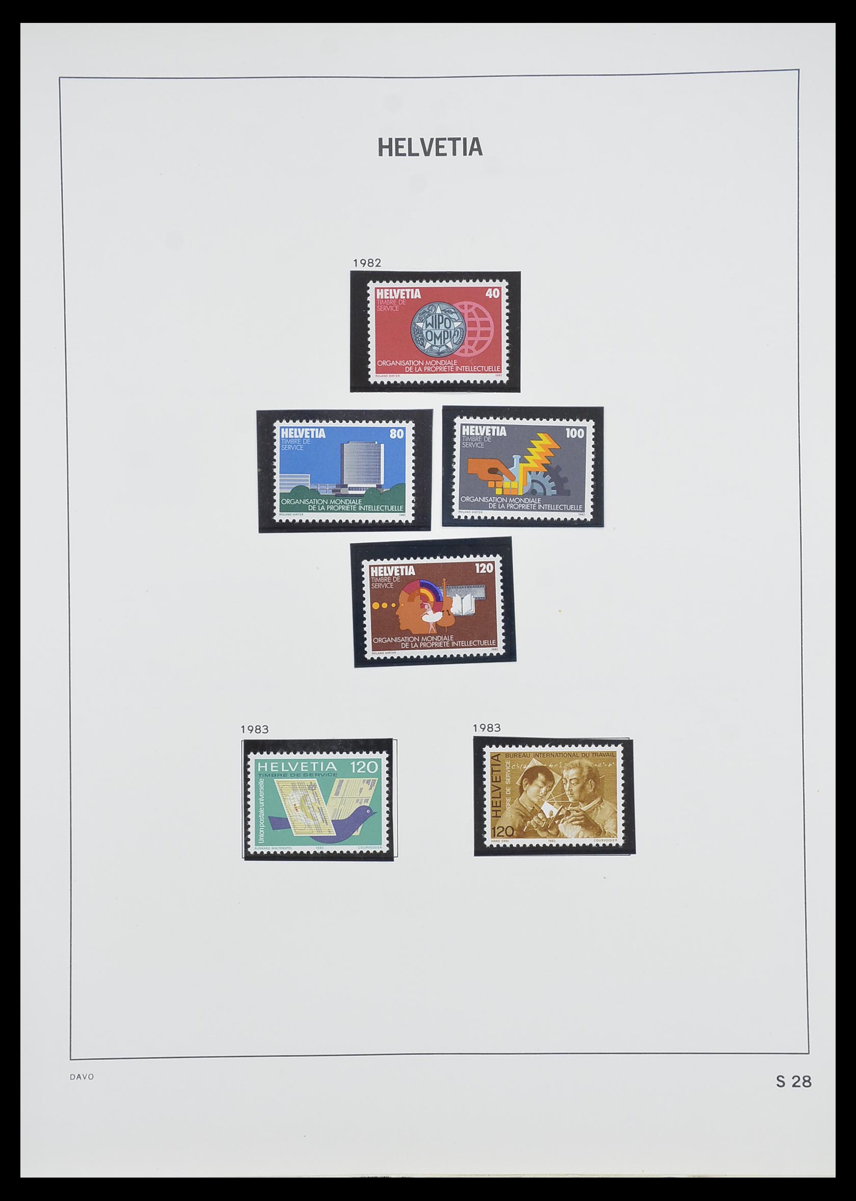 33806 108 - Stamp collection 33806 Switzerland 1867-1984.