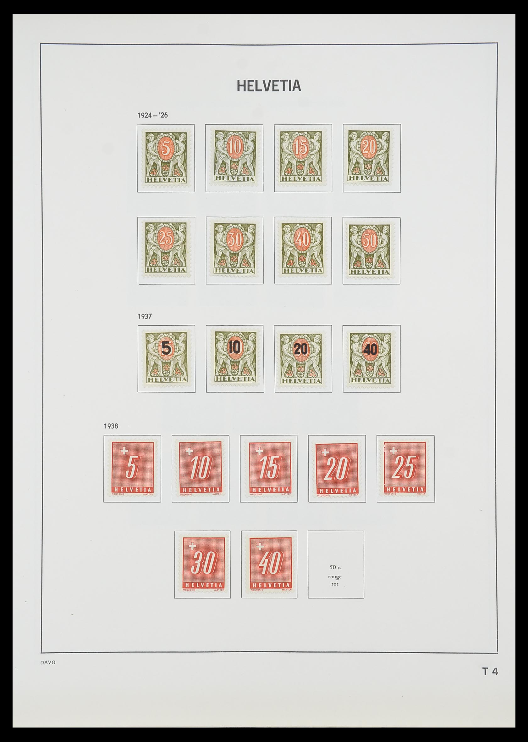 33806 112 - Stamp collection 33806 Switzerland 1867-1984.