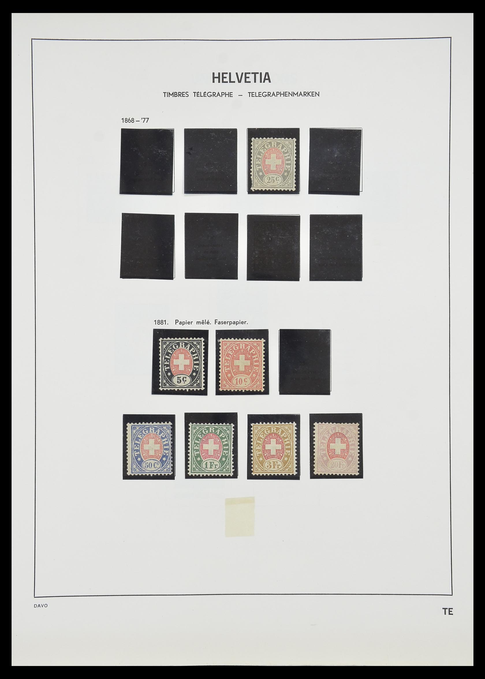 33806 113 - Stamp collection 33806 Switzerland 1867-1984.