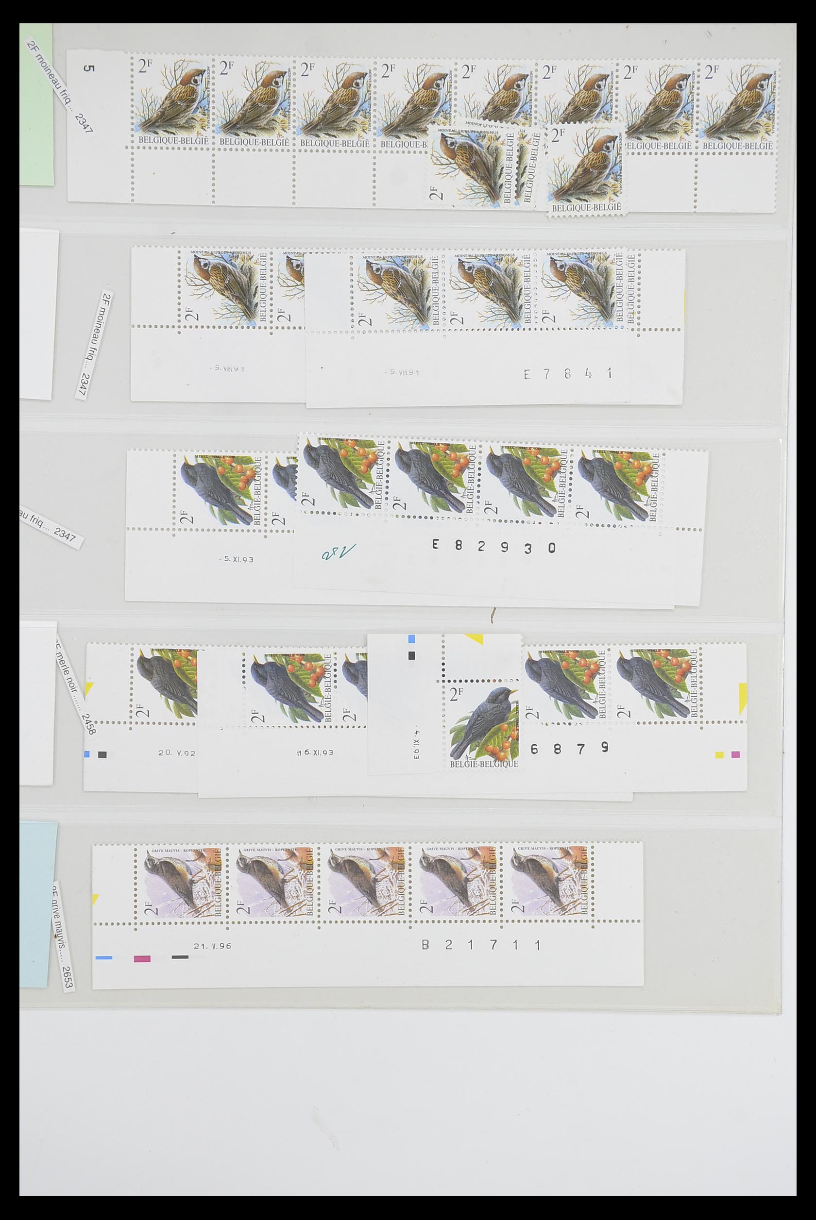 33807 005 - Postzegelverzameling 33807 België 1985-2001.