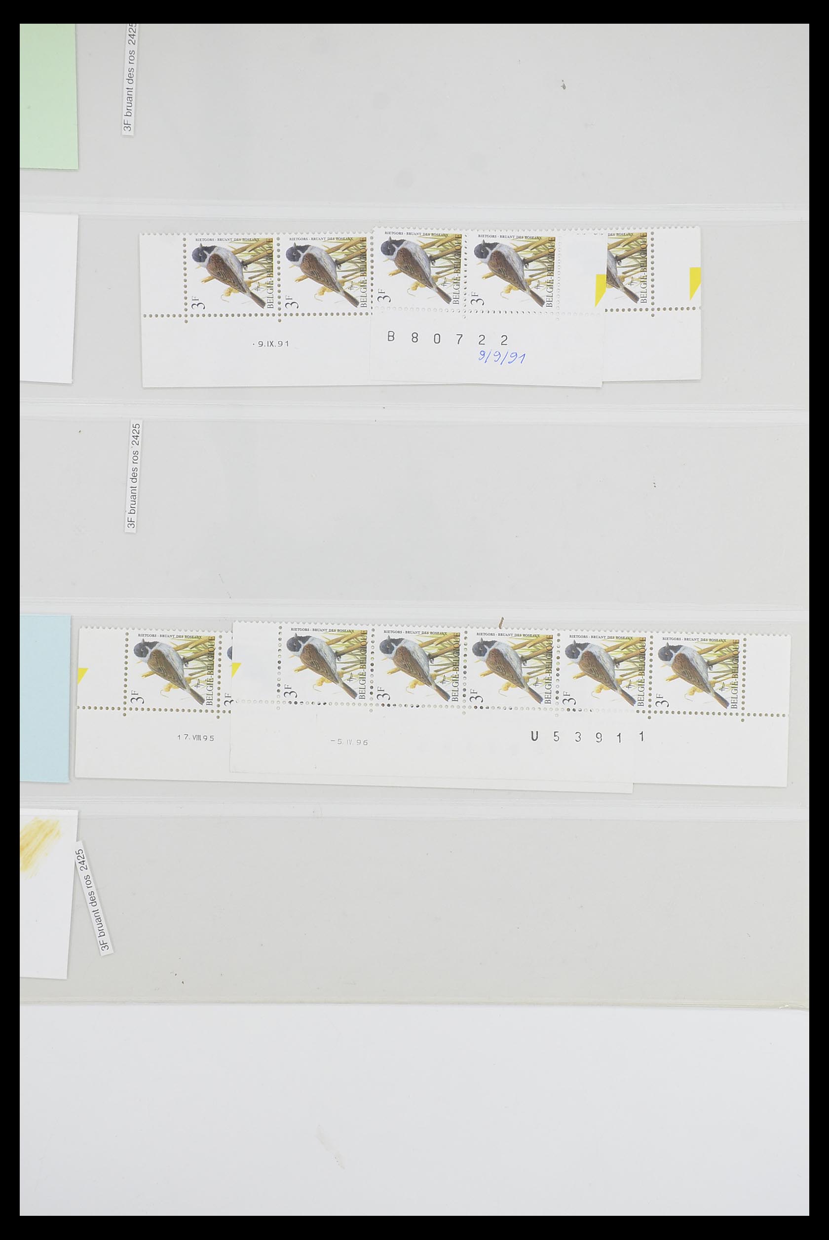 33807 007 - Postzegelverzameling 33807 België 1985-2001.