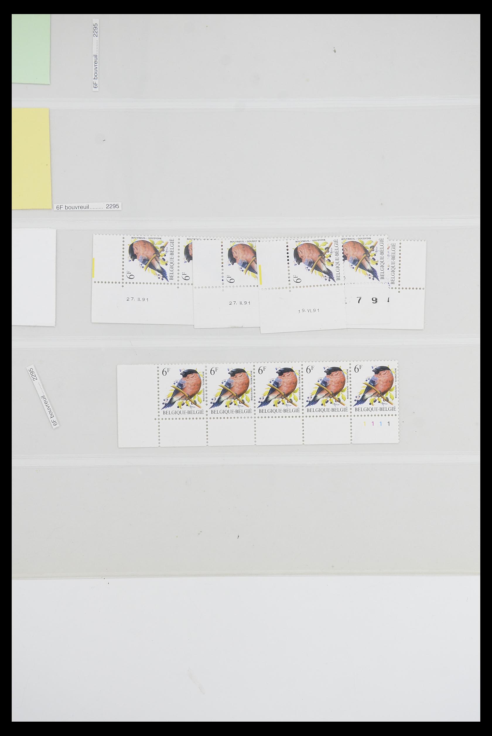 33807 015 - Postzegelverzameling 33807 België 1985-2001.