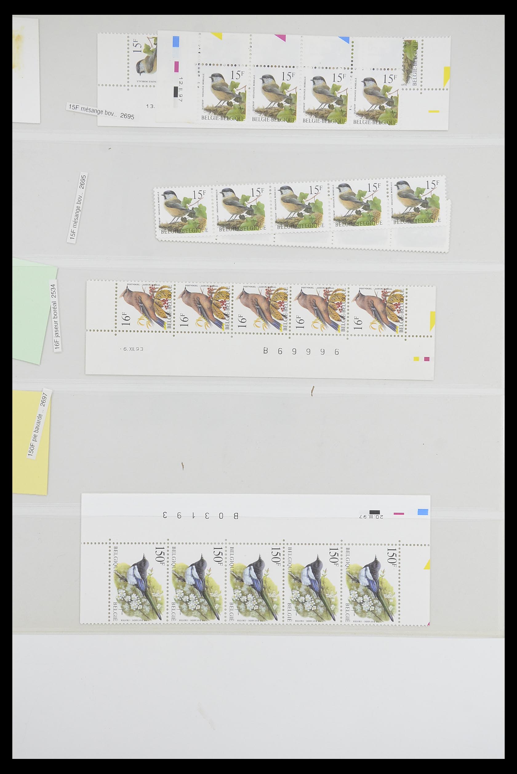 33807 024 - Postzegelverzameling 33807 België 1985-2001.