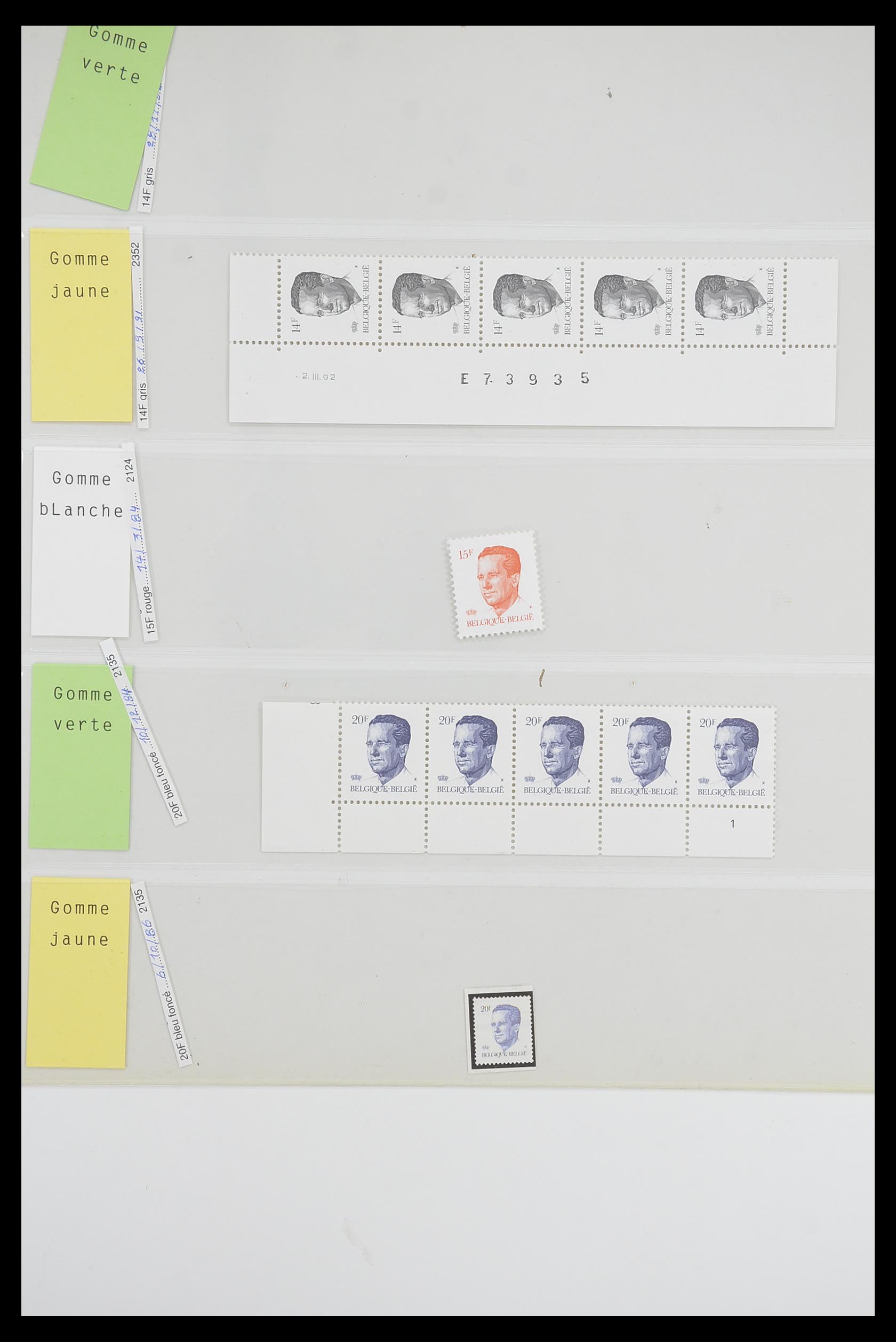 33807 027 - Postzegelverzameling 33807 België 1985-2001.