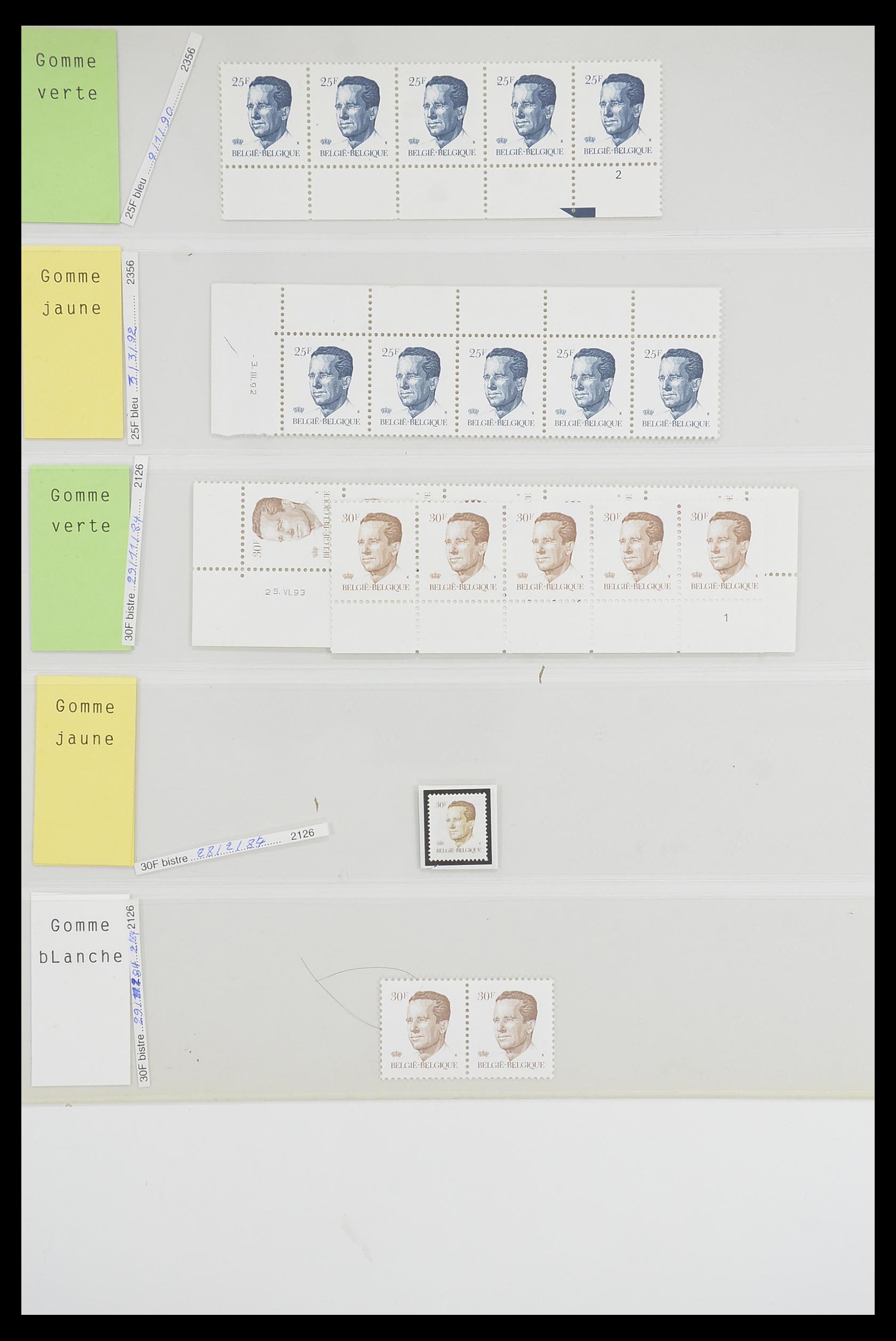 33807 029 - Postzegelverzameling 33807 België 1985-2001.