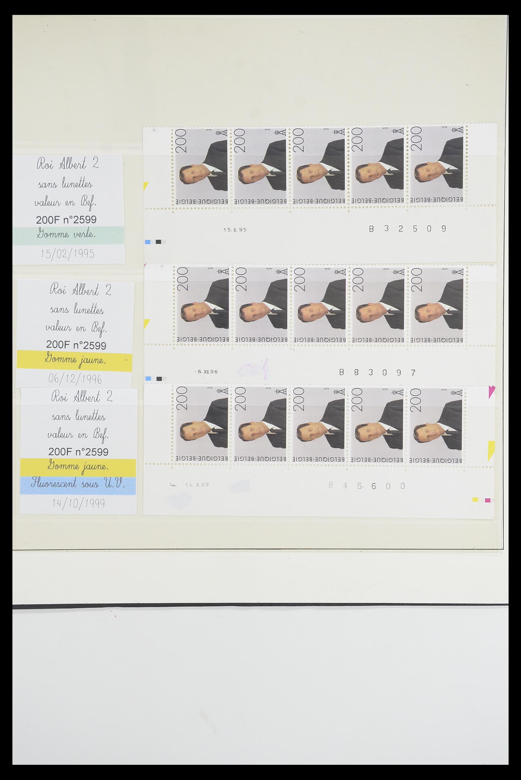 33807 046 - Postzegelverzameling 33807 België 1985-2001.