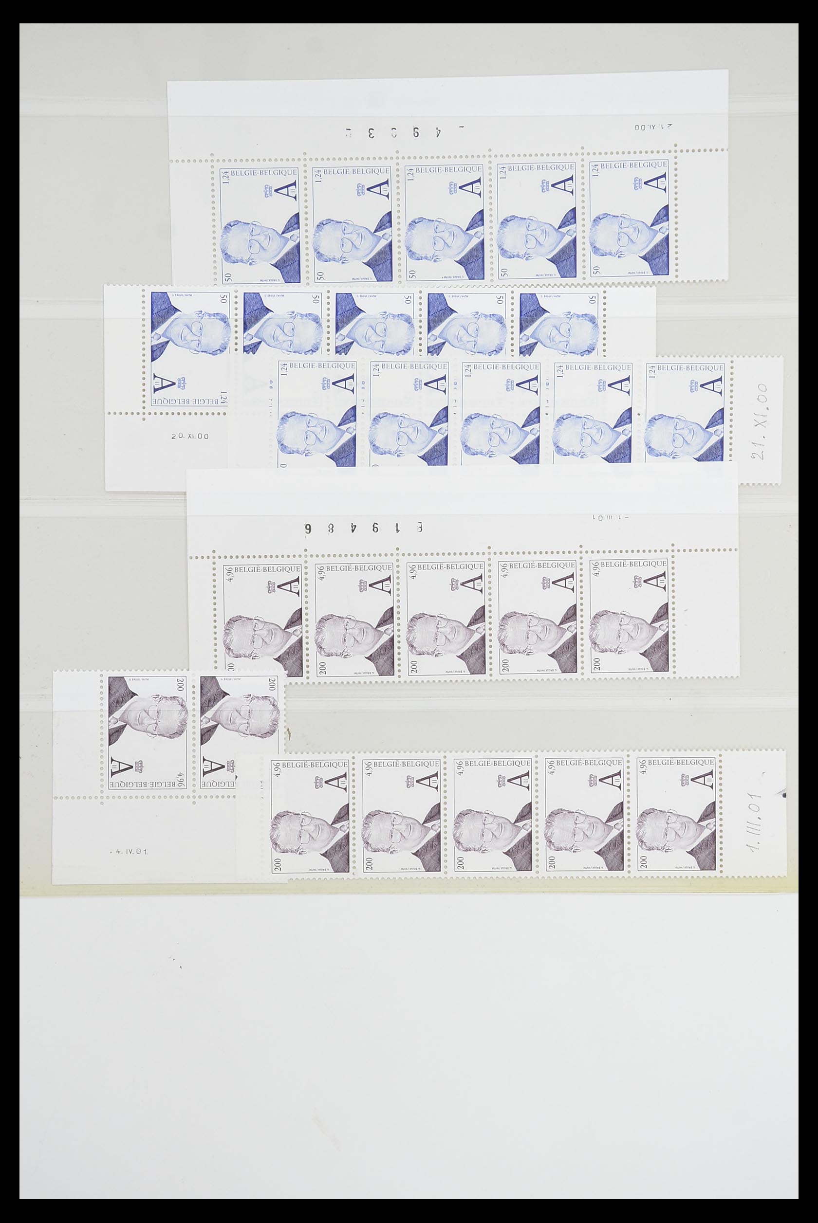 33807 057 - Postzegelverzameling 33807 België 1985-2001.