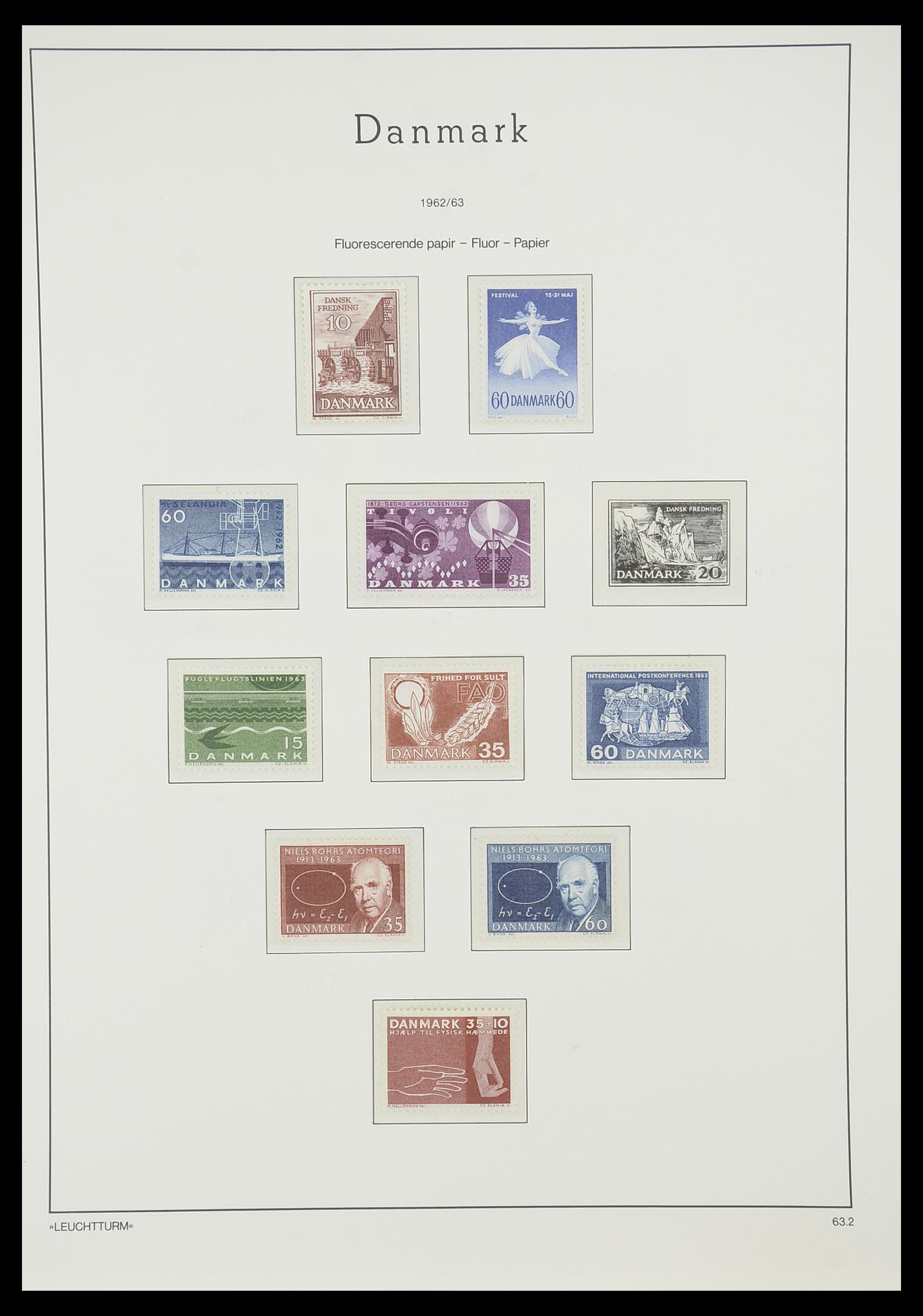 33808 016 - Stamp collection 33808 Denmark 1934-1992.