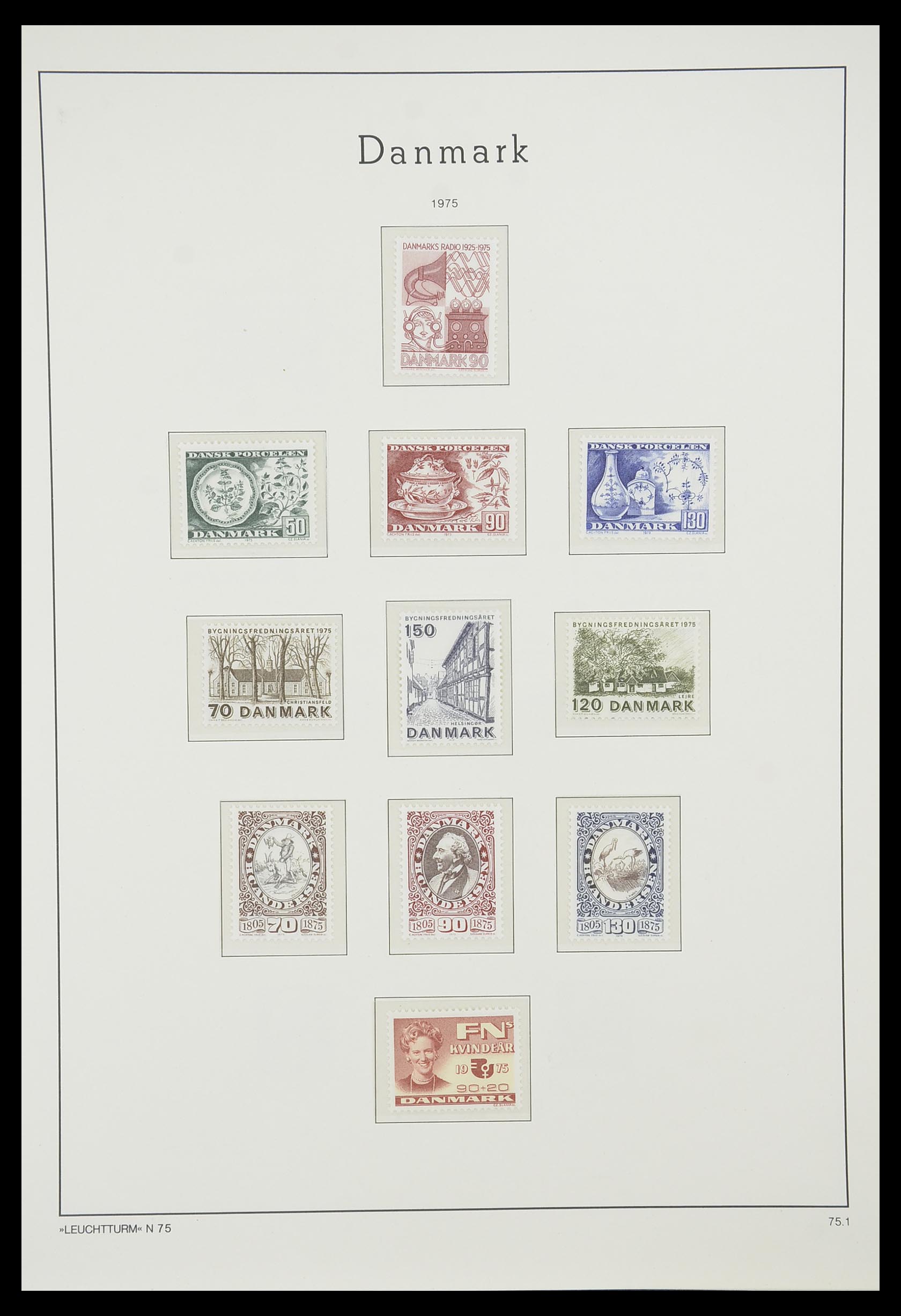 33808 032 - Stamp collection 33808 Denmark 1934-1992.