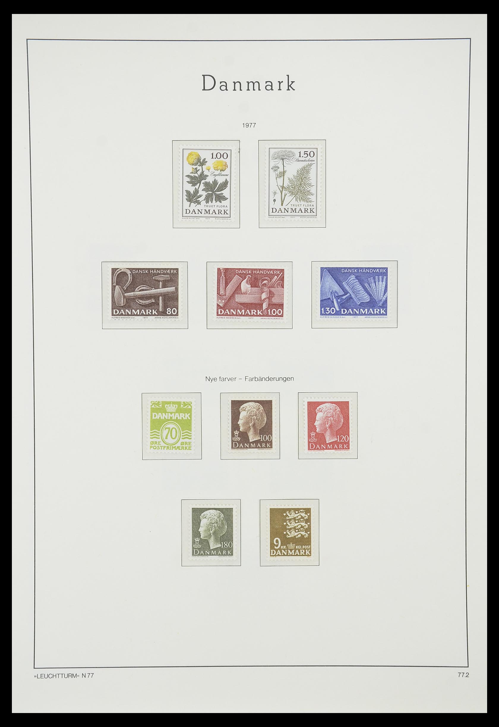 33808 039 - Stamp collection 33808 Denmark 1934-1992.