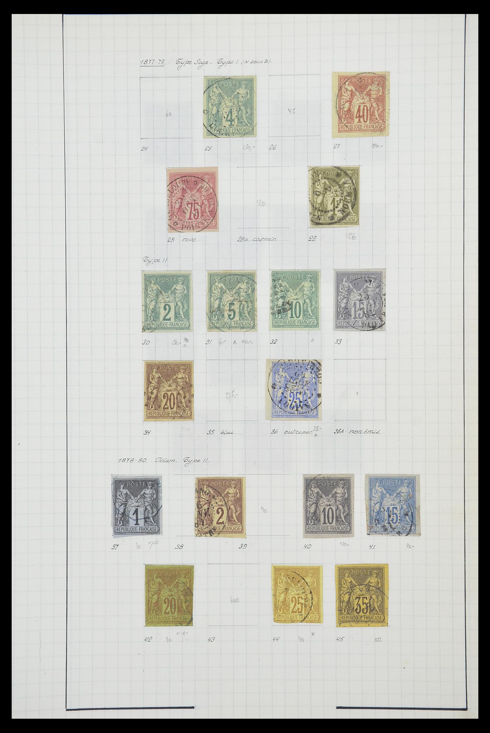 33809 002 - Postzegelverzameling 33809 Franse koloniën 1850-1970.