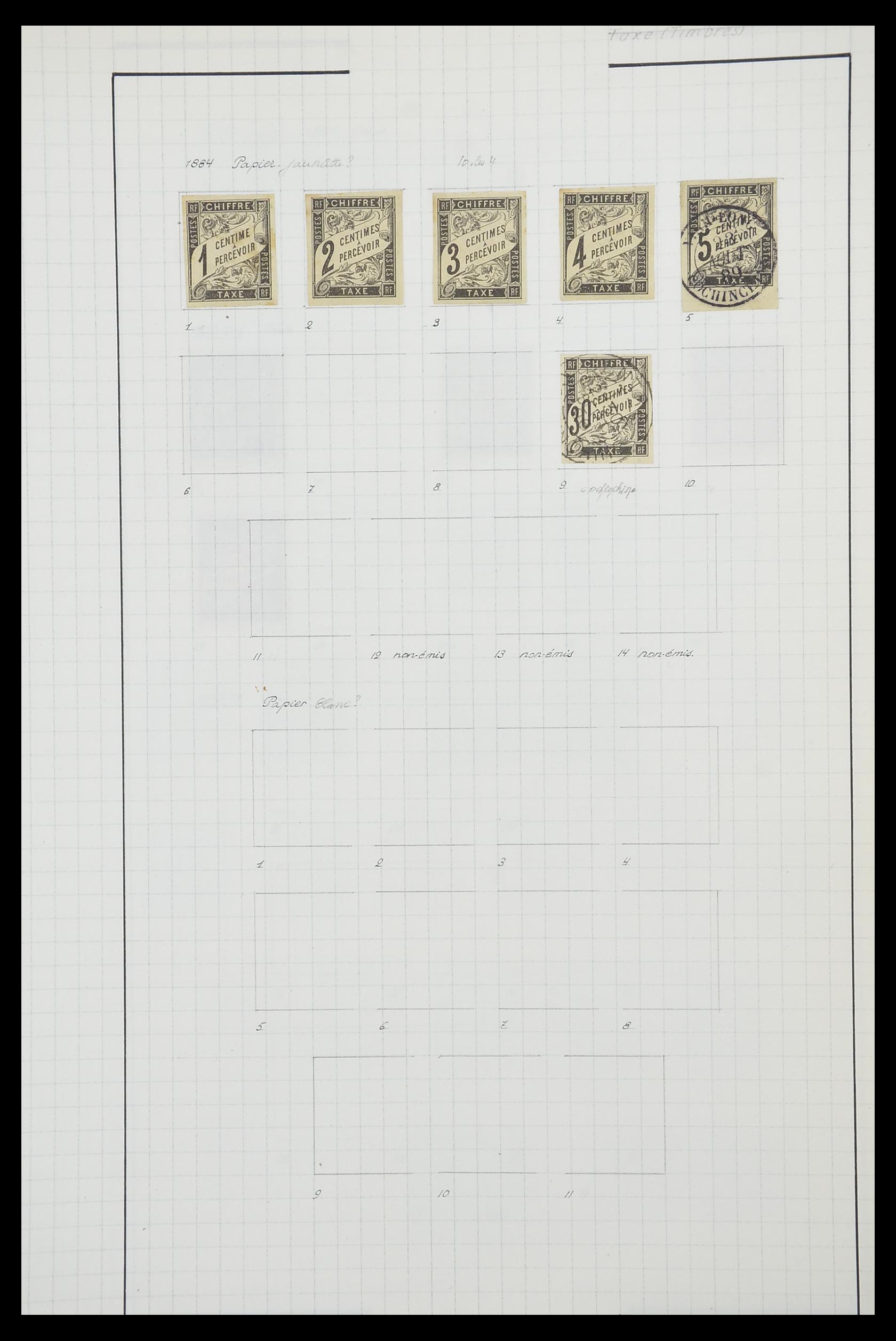 33809 004 - Postzegelverzameling 33809 Franse koloniën 1850-1970.
