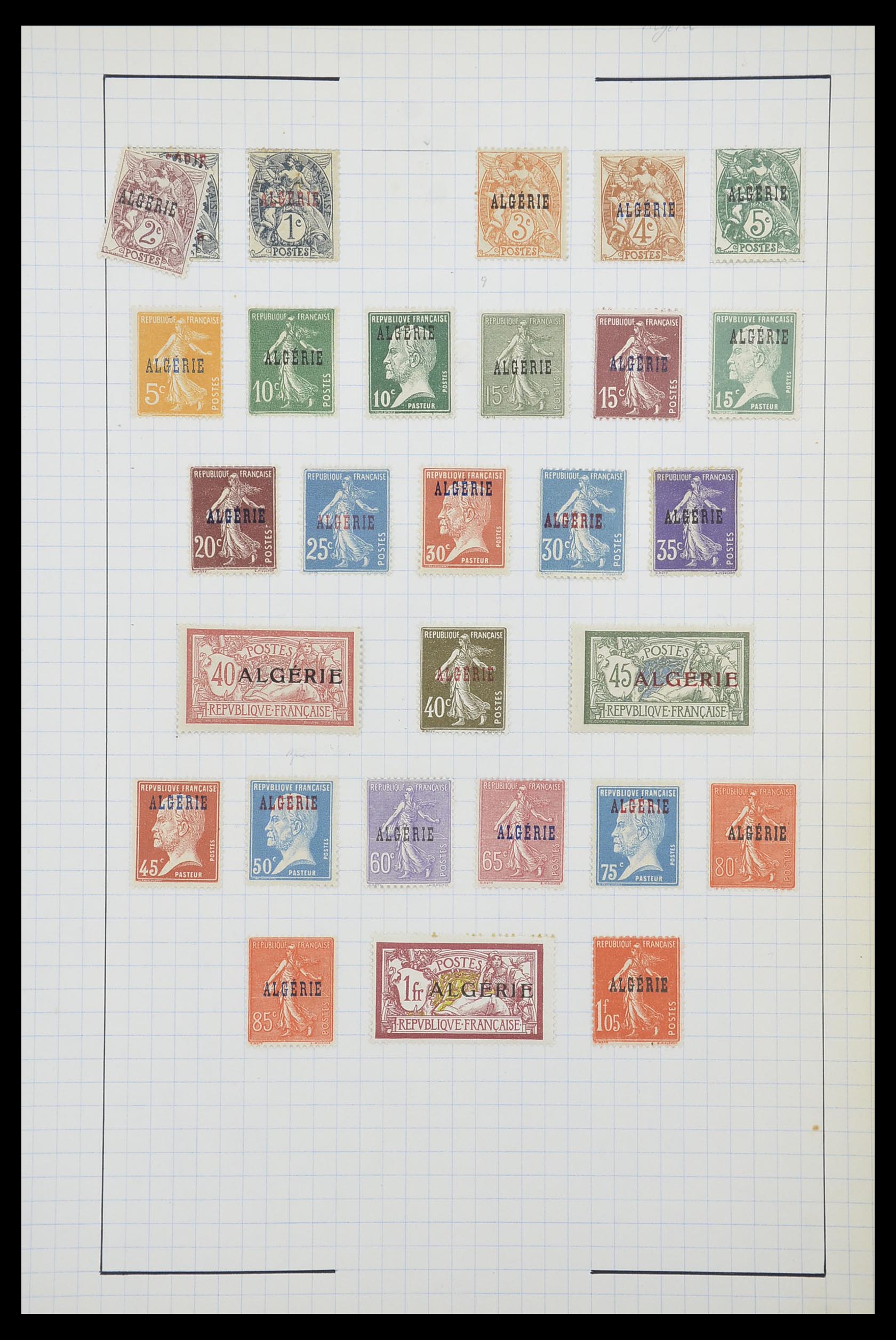 33809 008 - Postzegelverzameling 33809 Franse koloniën 1850-1970.