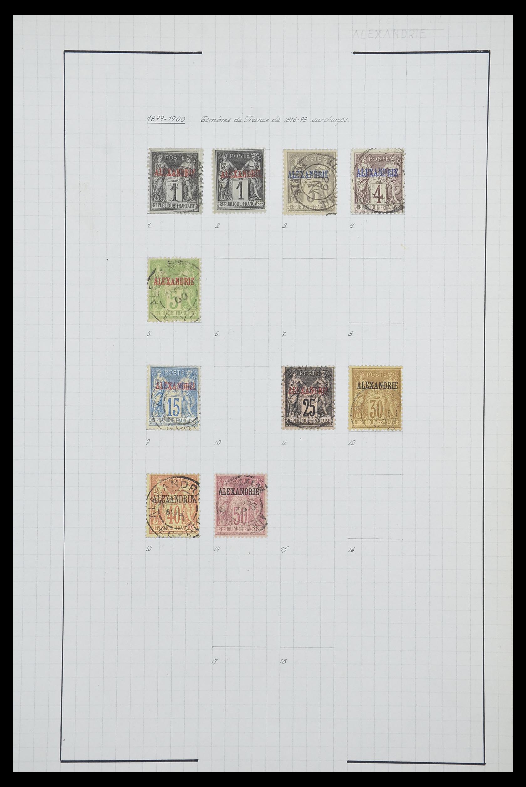 33809 011 - Postzegelverzameling 33809 Franse koloniën 1850-1970.