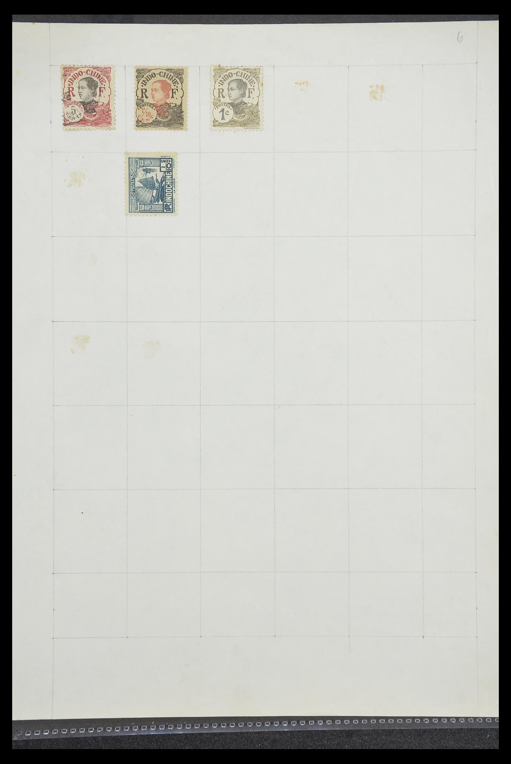 33809 018 - Postzegelverzameling 33809 Franse koloniën 1850-1970.