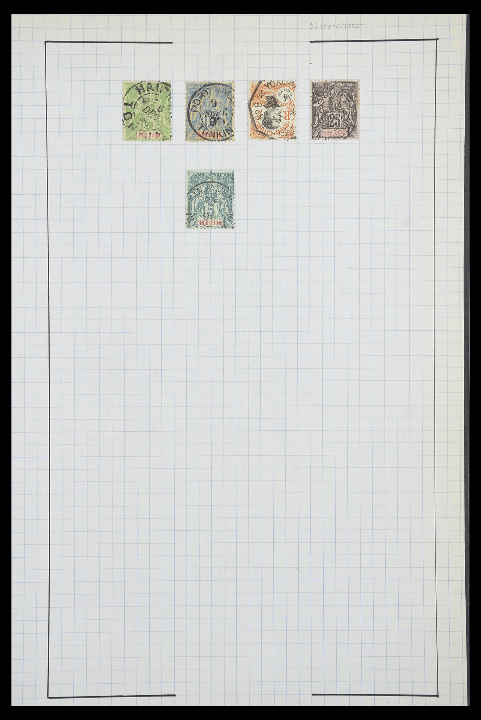 33809 022 - Postzegelverzameling 33809 Franse koloniën 1850-1970.