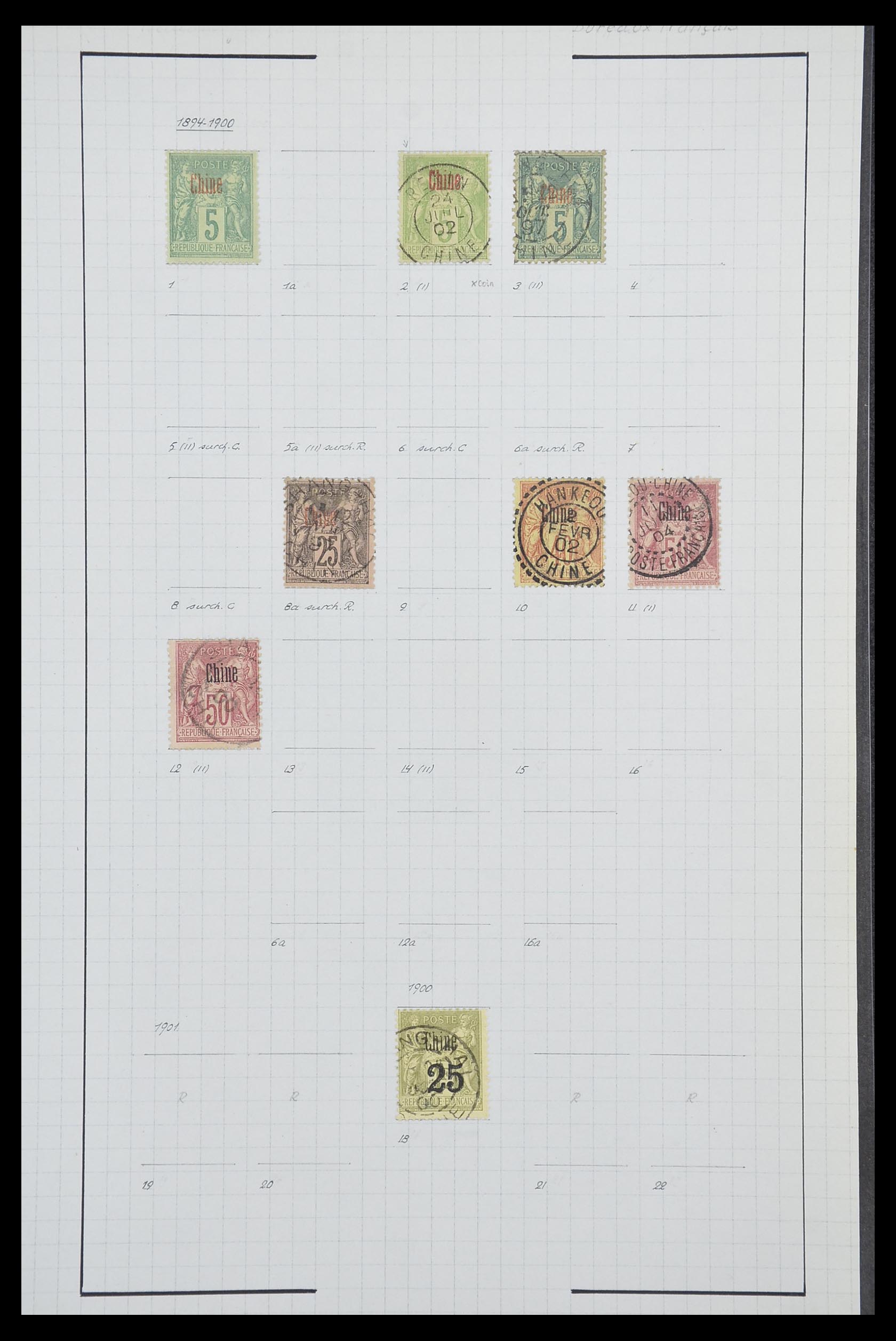 33809 024 - Postzegelverzameling 33809 Franse koloniën 1850-1970.